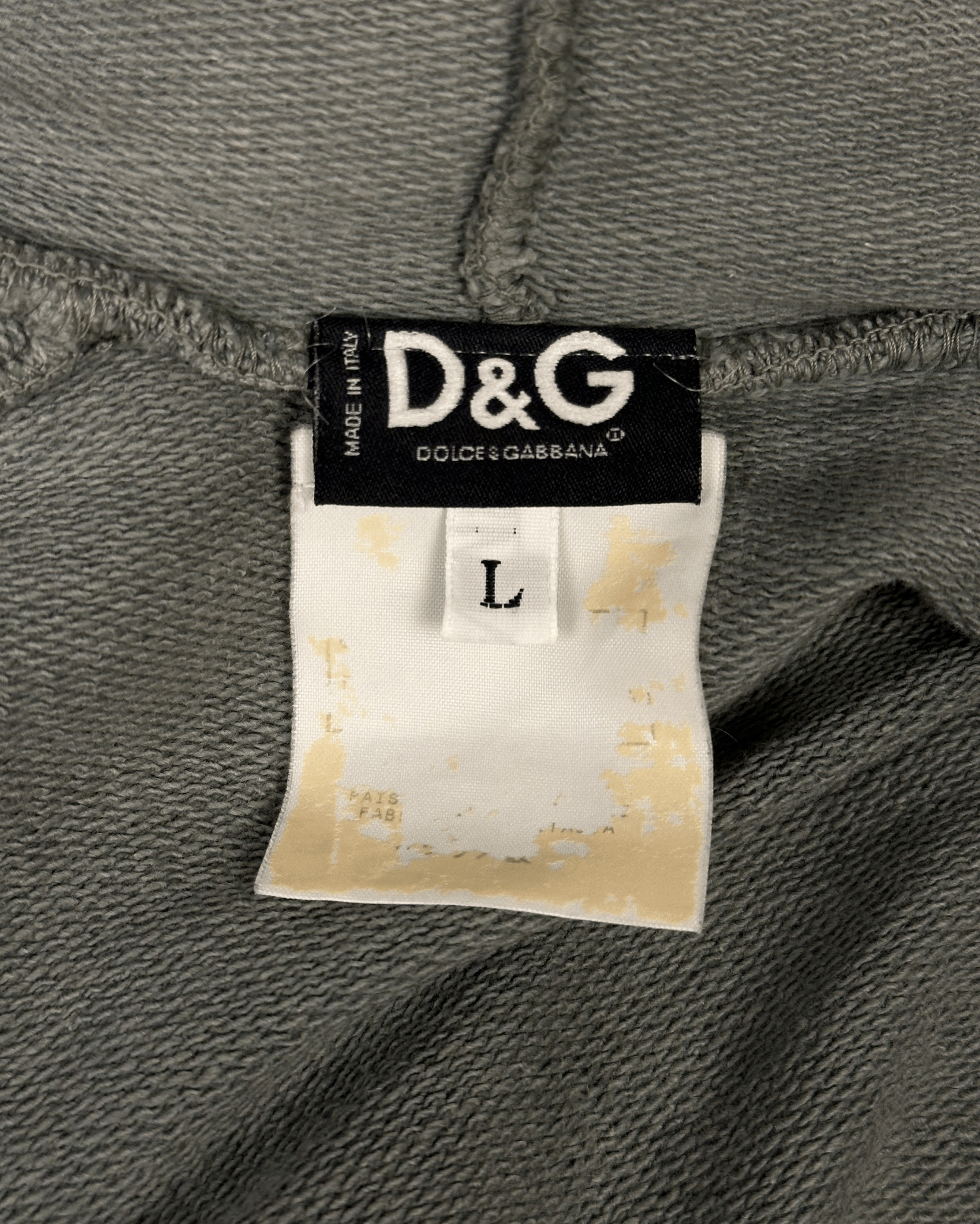 Dolce & Gabbana Dolce&Gabbana Vintage Big Logo Zip Hoodie Size US XL / EU 56 / 4 - 5 Thumbnail