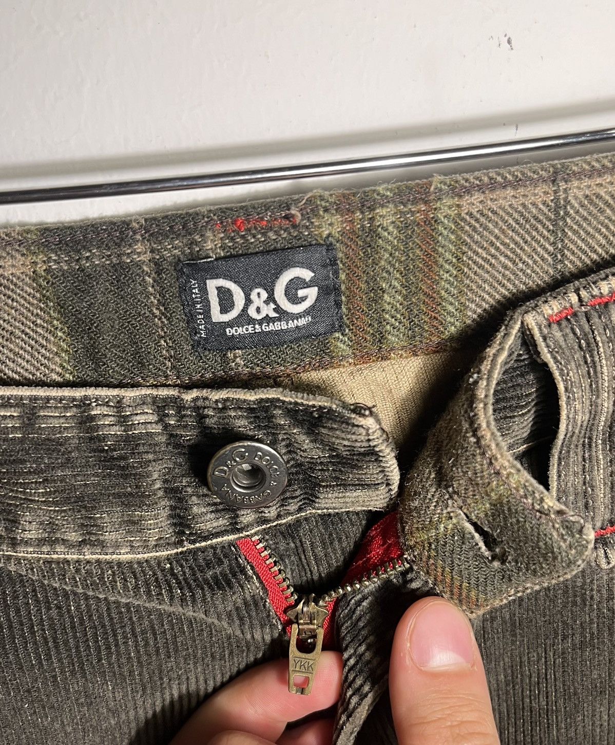 Dolce & Gabbana ARCHIVAL D&G Dolce & Gabbana Corduroy Trousers MCMXCIII IT47 Size US 44 / EU 60 - 5 Thumbnail