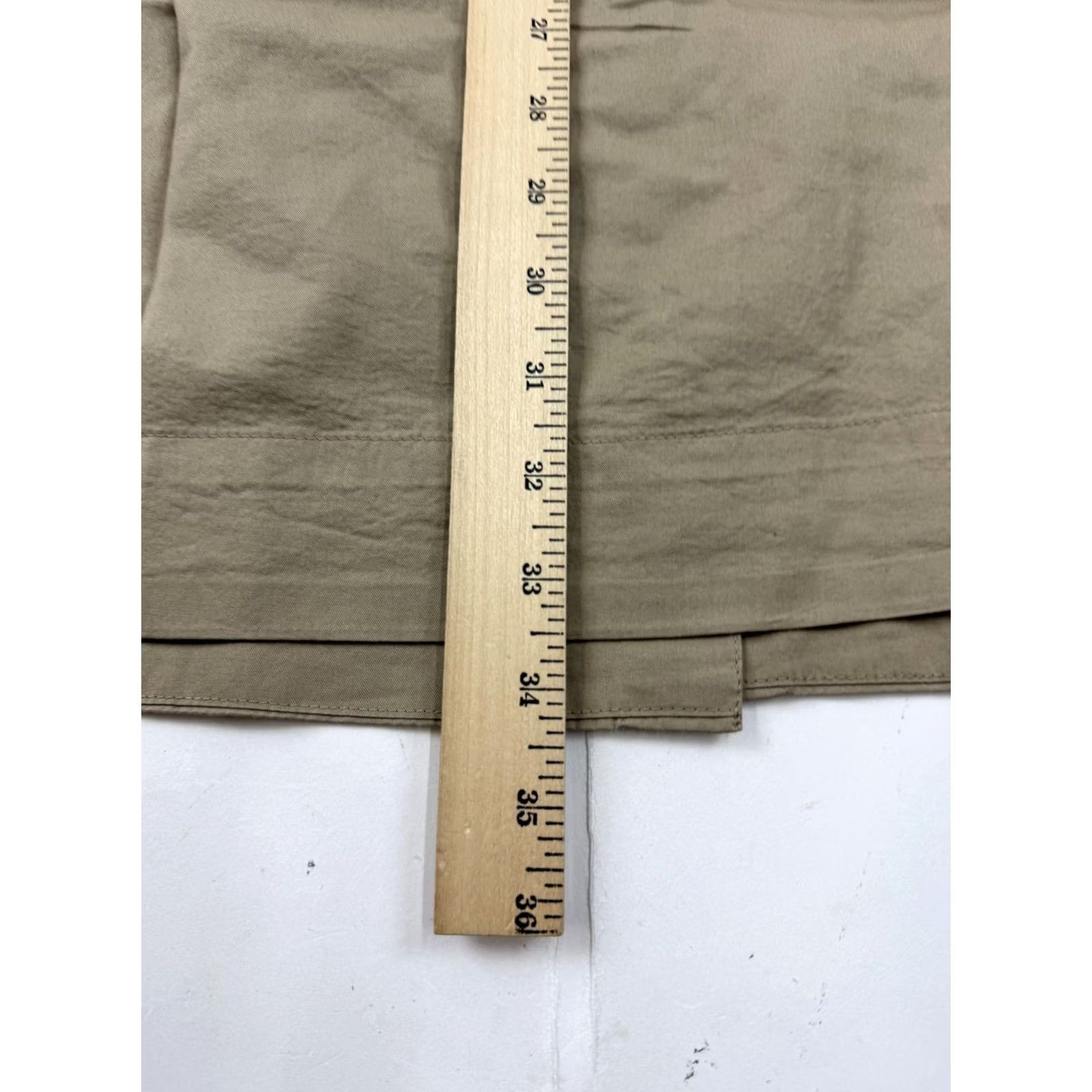Old Navy Old Navy Shirt Dress Womens XXL Petite Beige Short Sleeve Button Front Dress Size XXL / US 16-18 / IT 52-54 - 7 Thumbnail