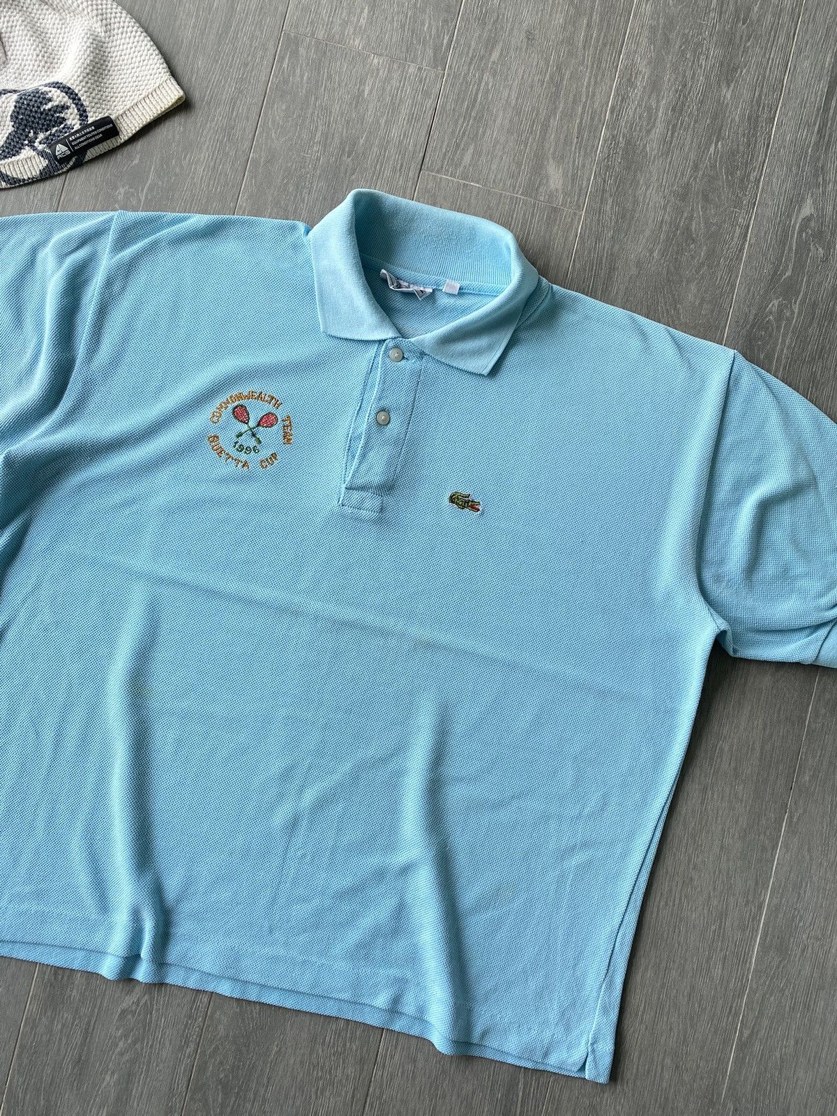 Lacoste × Vintage Vintage Lacoste Tennis Polo Shirt Size US XL / EU 56 / 4 - 2 Thumbnail