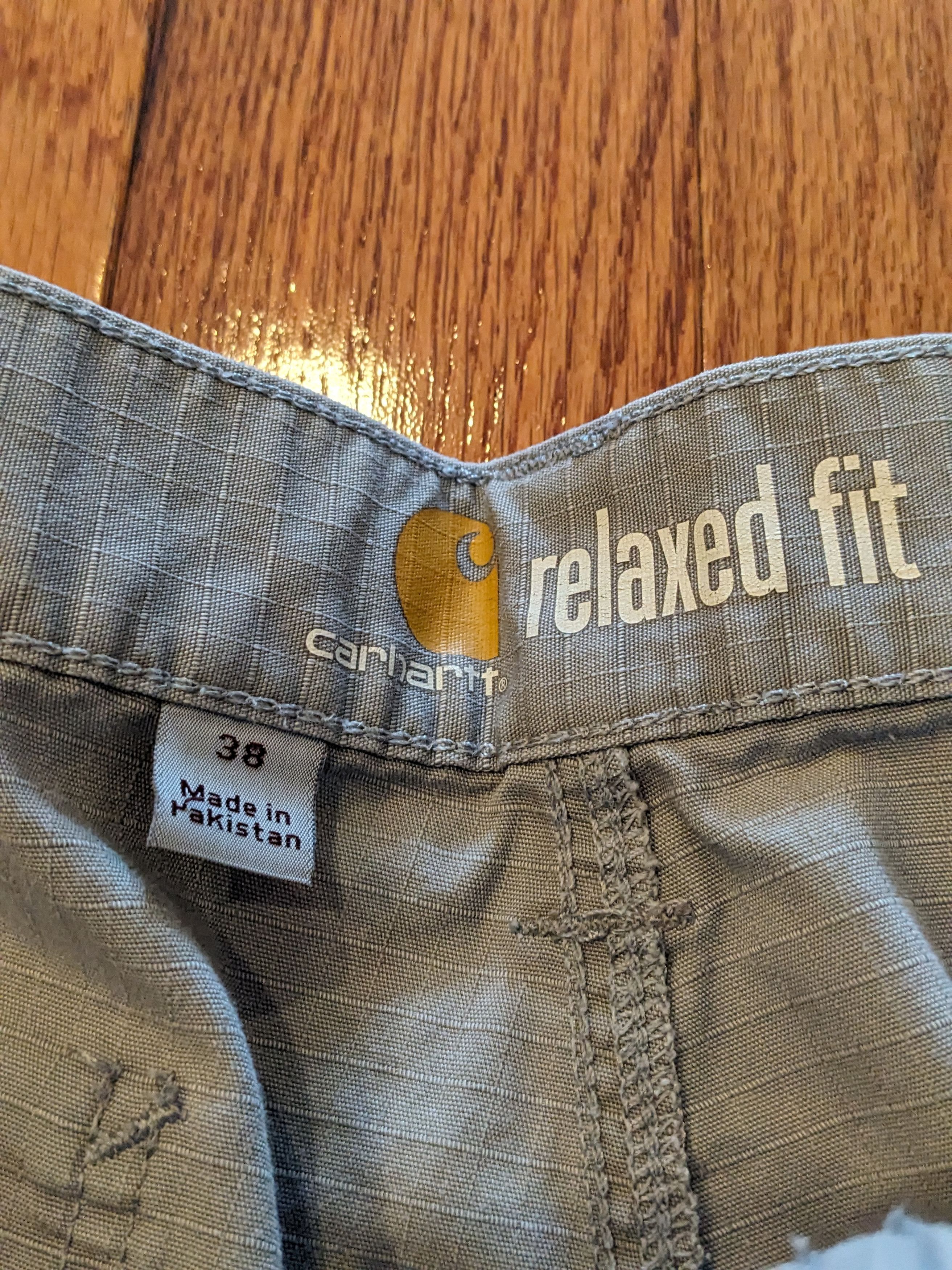 Carhartt × Designer Carhartt Relaxed Fit Gray Tan Size 38 Shorts Size US 38 / EU 54 - 4 Thumbnail