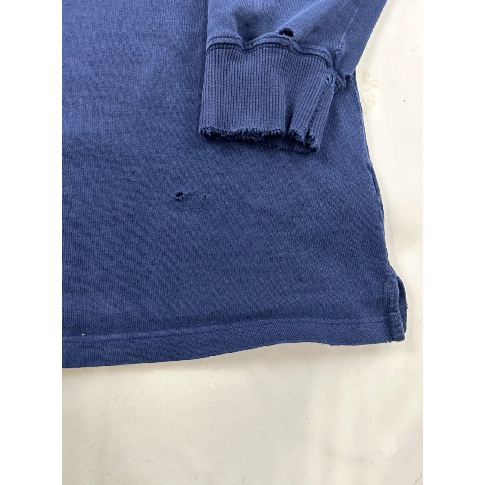 Eddie Bauer VINTAGE Eddie Bauer Shirt Mens XL Blue Long Sleeve 1/4 Zip Mock Neck Pullover Size US XL / EU 56 / 4 - 2 Thumbnail