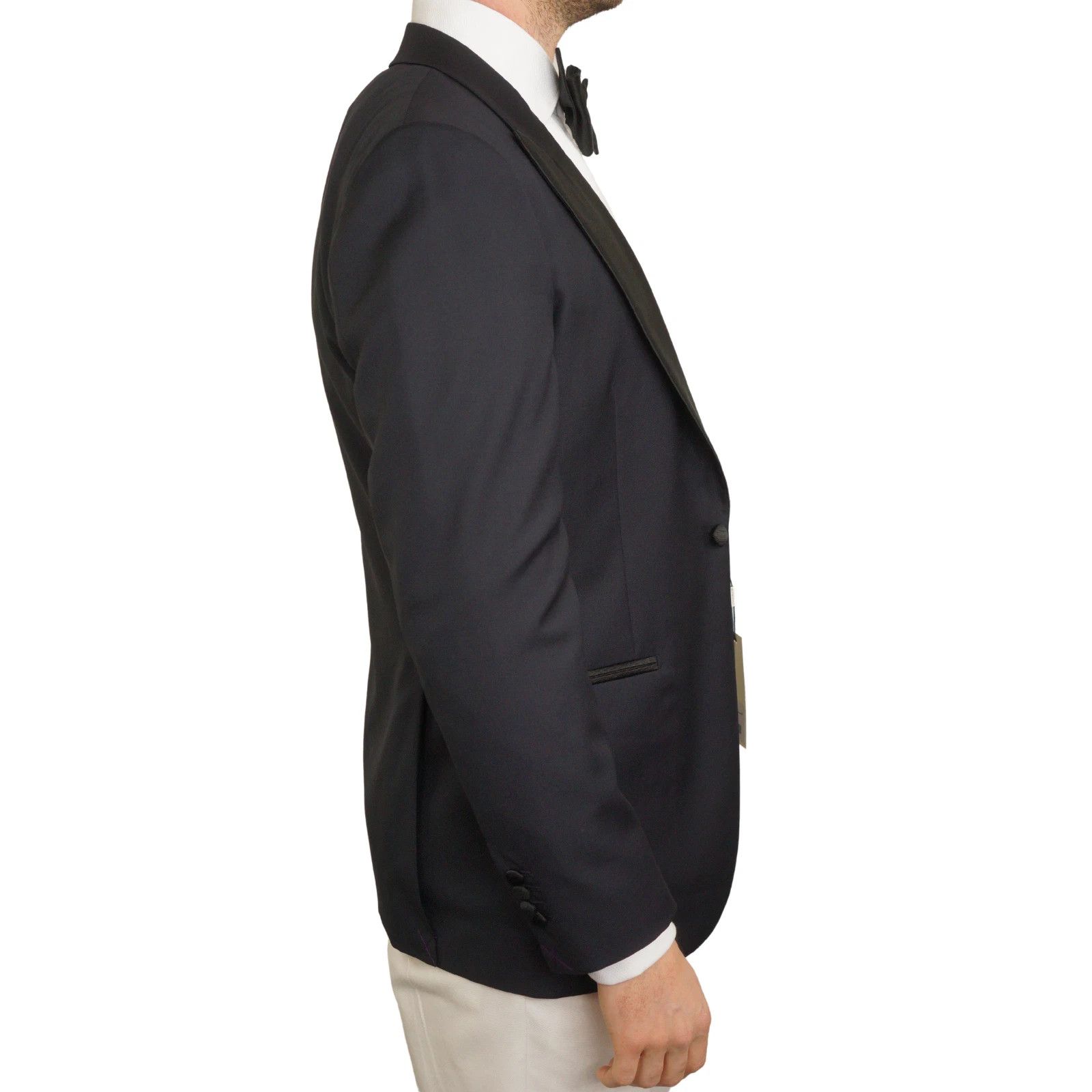 Suitsupply Men Suitsupply Blazer Lazio Tuxedo FL Wool S130 Peak UK/US40 Size 40R - 3 Thumbnail
