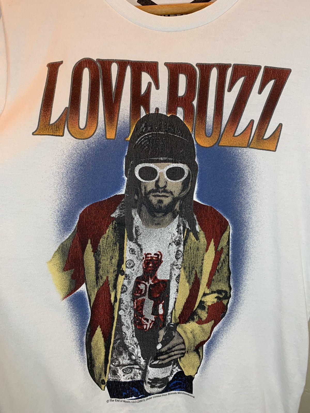 Band Tees × Hysteric Glamour *RARE* Hysteric Glamour Kurt Cobain Nirvana Love Buzz Shirt Size US S / EU 44-46 / 1 - 3 Thumbnail
