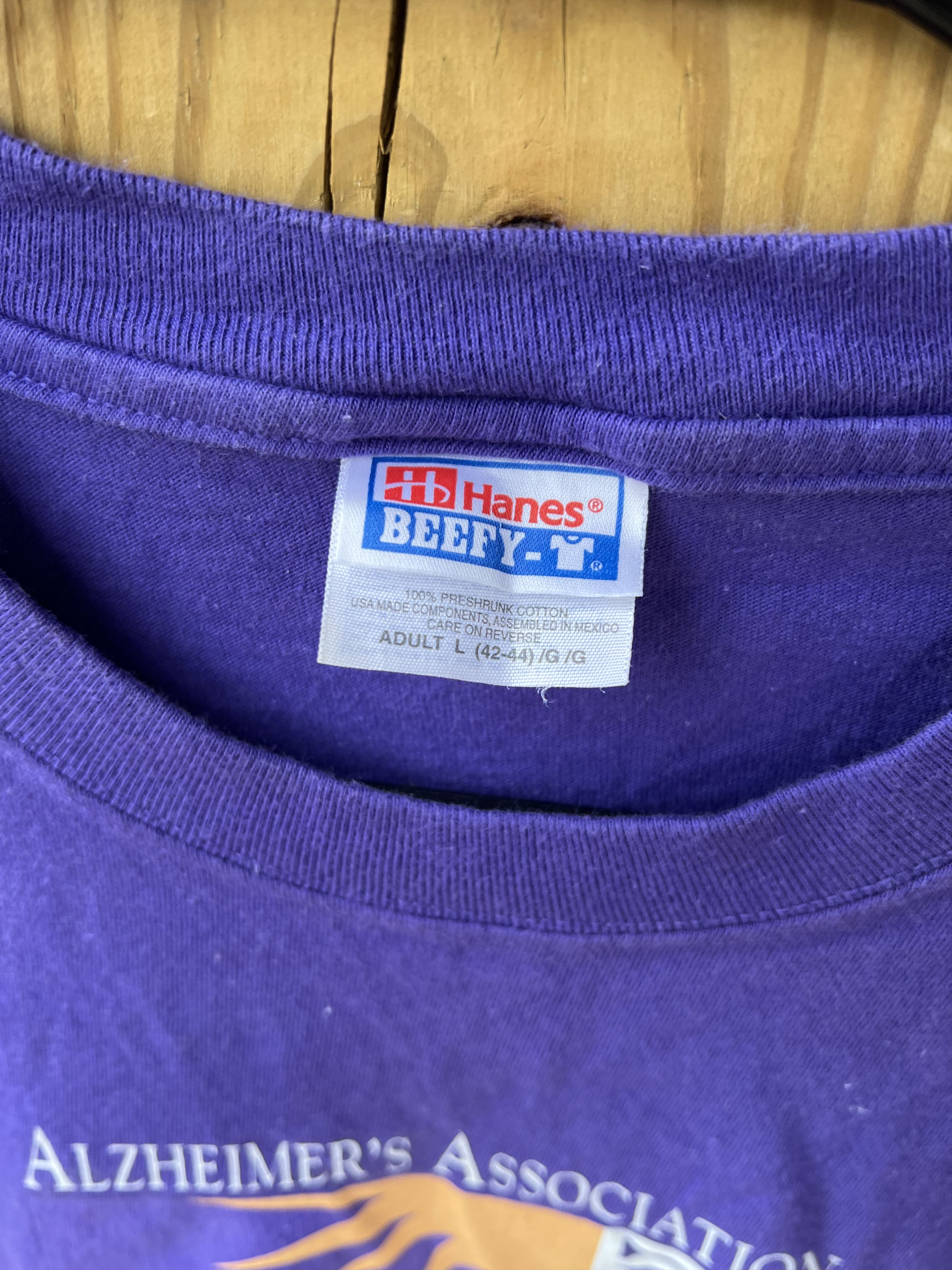 Vintage 2000 Alzheimer's Association Memory Run T-Shirt Size US L / EU 52-54 / 3 - 3 Thumbnail
