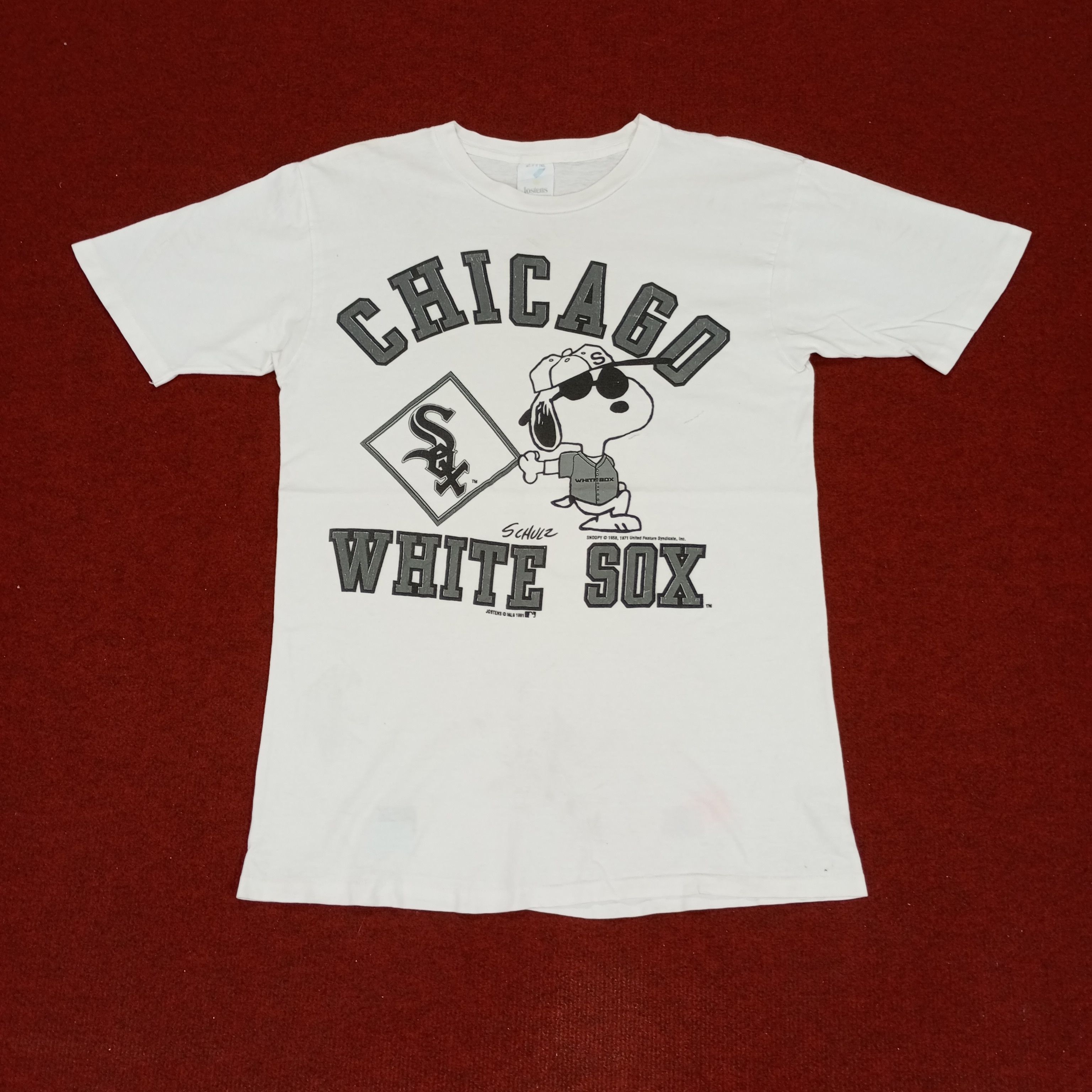 MLB × Vintage MLB White Sox X Snoopy Vintage Tshirt Baseball Team Size US M / EU 48-50 / 2 - 1 Thumbnail
