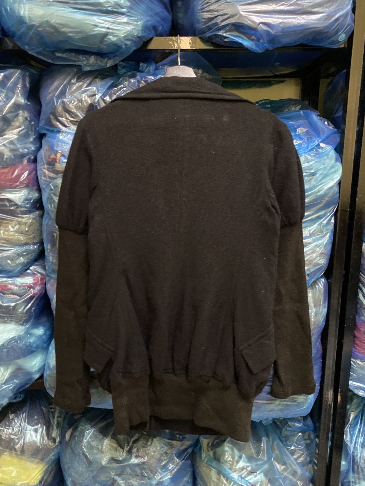 Yohji Yamamoto LIMI feu Japan Avant-Garde Draped Wool Jacket Made In Japan Size US S / EU 44-46 / 1 - 12 Thumbnail