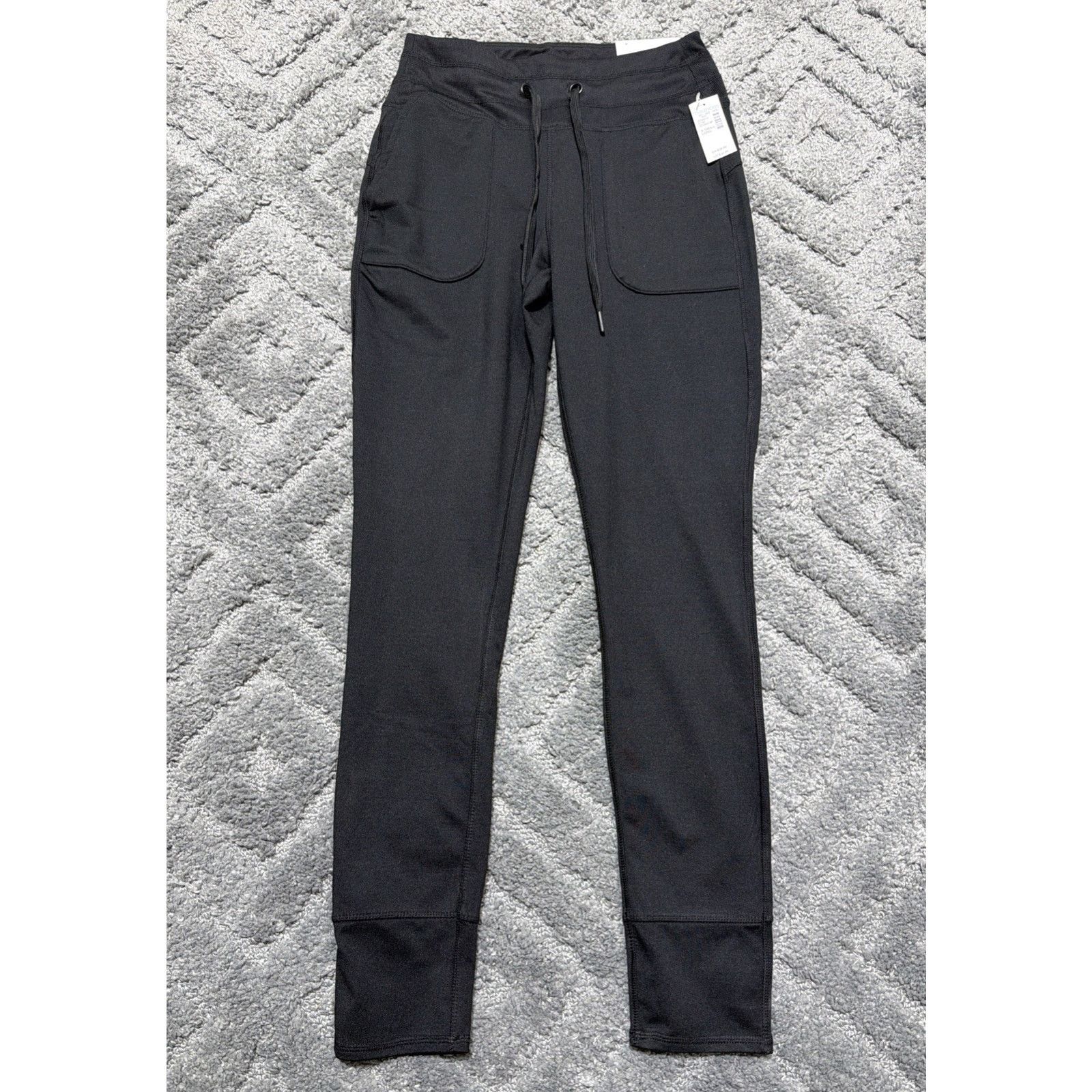 Maurice Lacroix Maurices Drawstring Leggings Pockets Womens XS Long 28” Size 22" - 1 Thumbnail