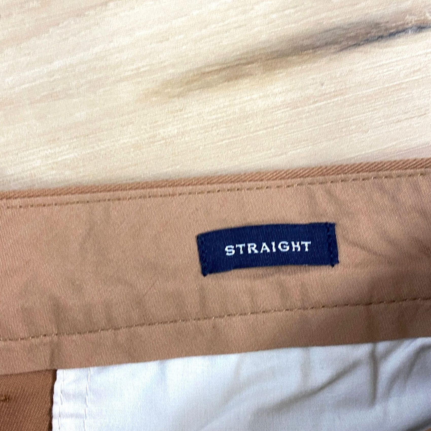 J.Crew J.Crew Chino Pants Mens 33x32 Flex Straight Fit Brown Casual Workwear Chino Regular 33 Mens Brown Straight Fit Size US 33 - 3 Thumbnail
