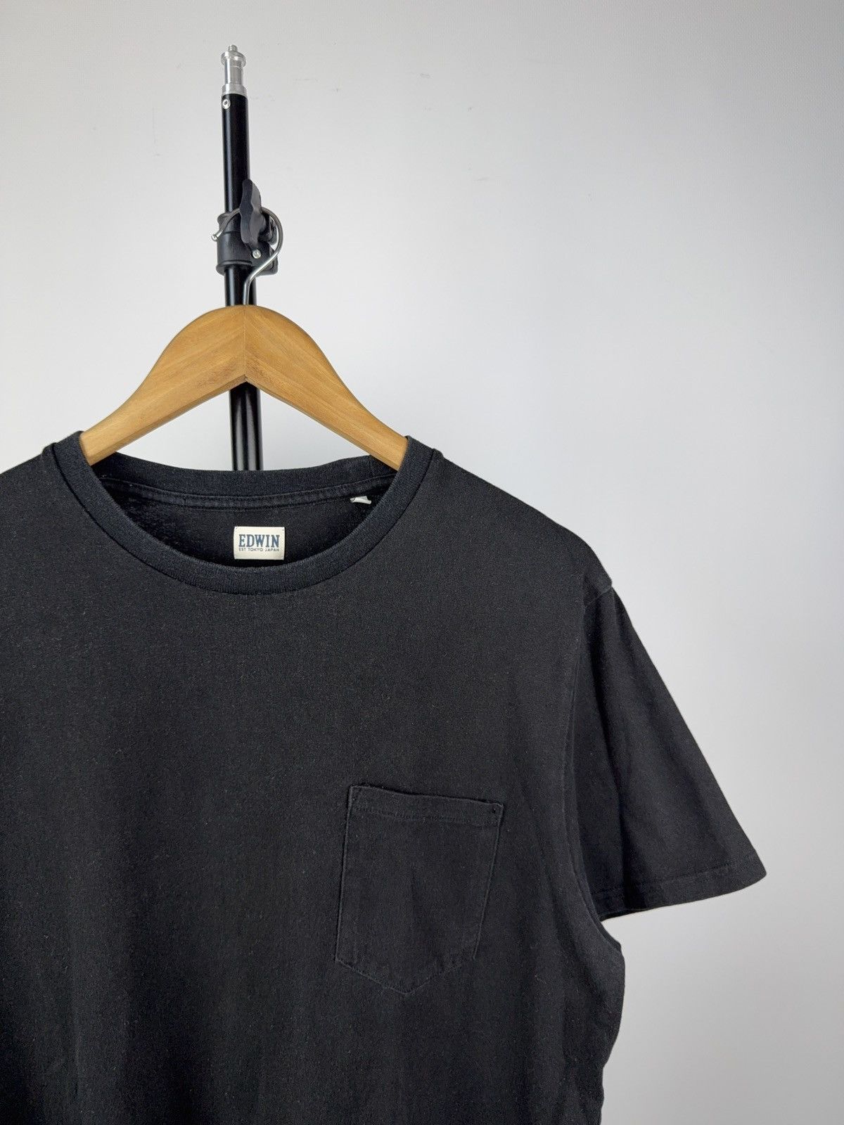 Edwin Vintage 00s Retro Faded Japanese Edwin Pocket Tee Shirt Size US L / EU 52-54 / 3 - 2 Thumbnail
