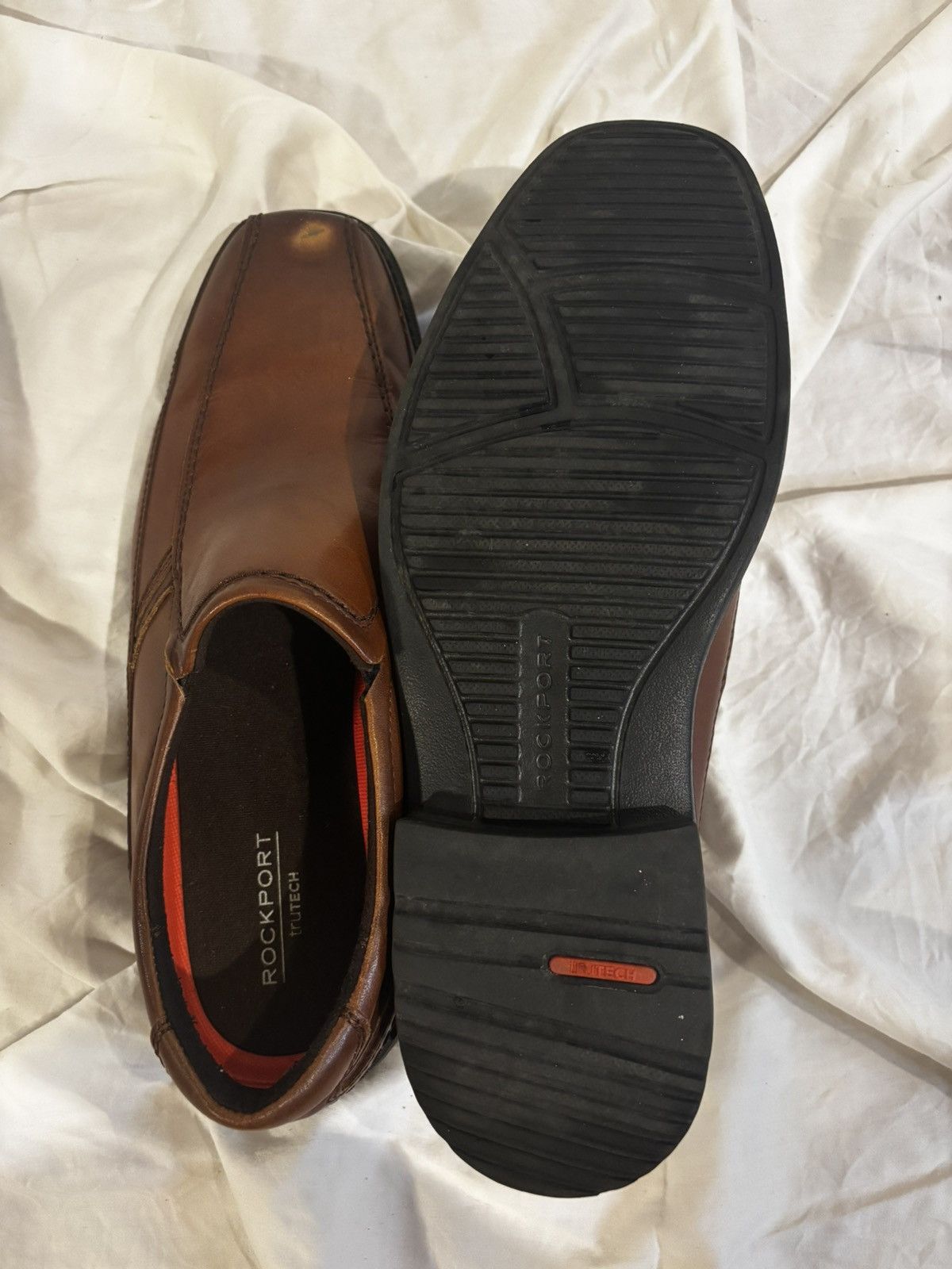 Rockport Brown leather loafer.MF371 Size US 9 / EU 42 - 7 Thumbnail