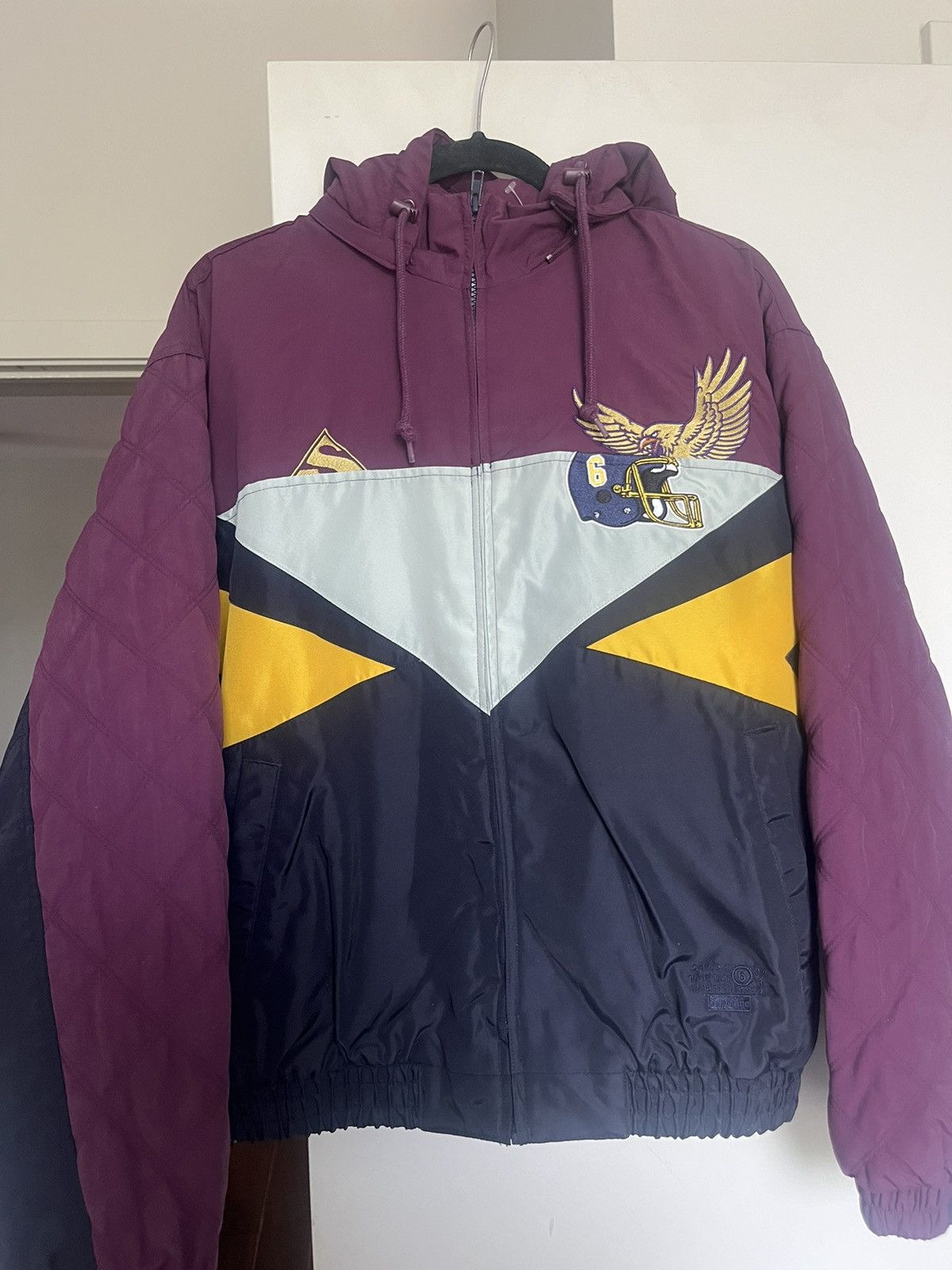 Supreme x mm6 stadium jacket