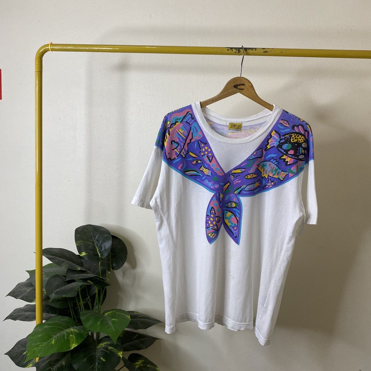Vintage Vintage 1990s Ken Done Artwork Art T Shirt Size US L / EU 52-54 / 3 - 1 Thumbnail
