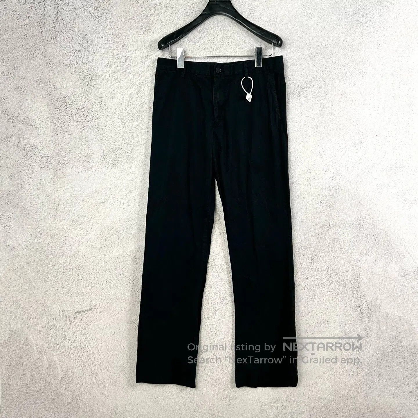 Burberry Burberry Black casual straight-leg long pants Size US 30 / EU 46 - 1 Thumbnail