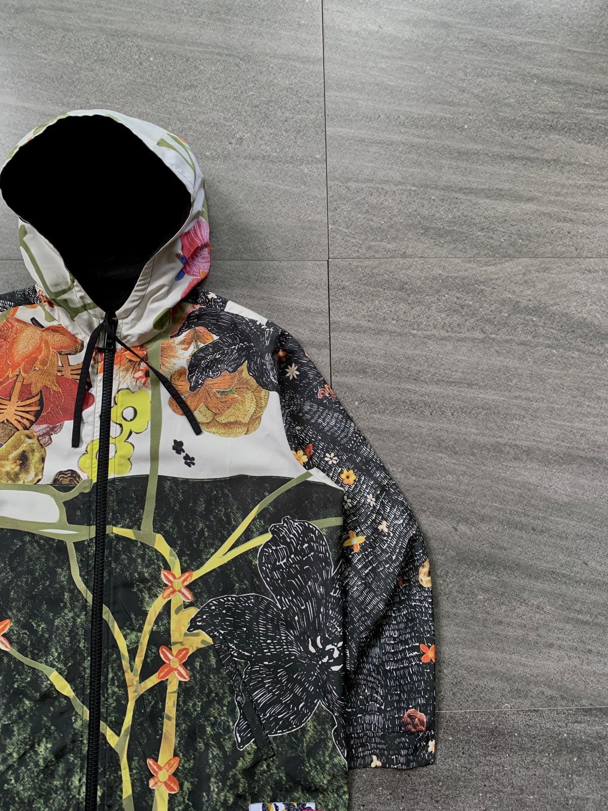Prada FREE TAX! Christophe Chemin Collabs Printed Silk Jacket Size US M / EU 48-50 / 2 - 2 Thumbnail