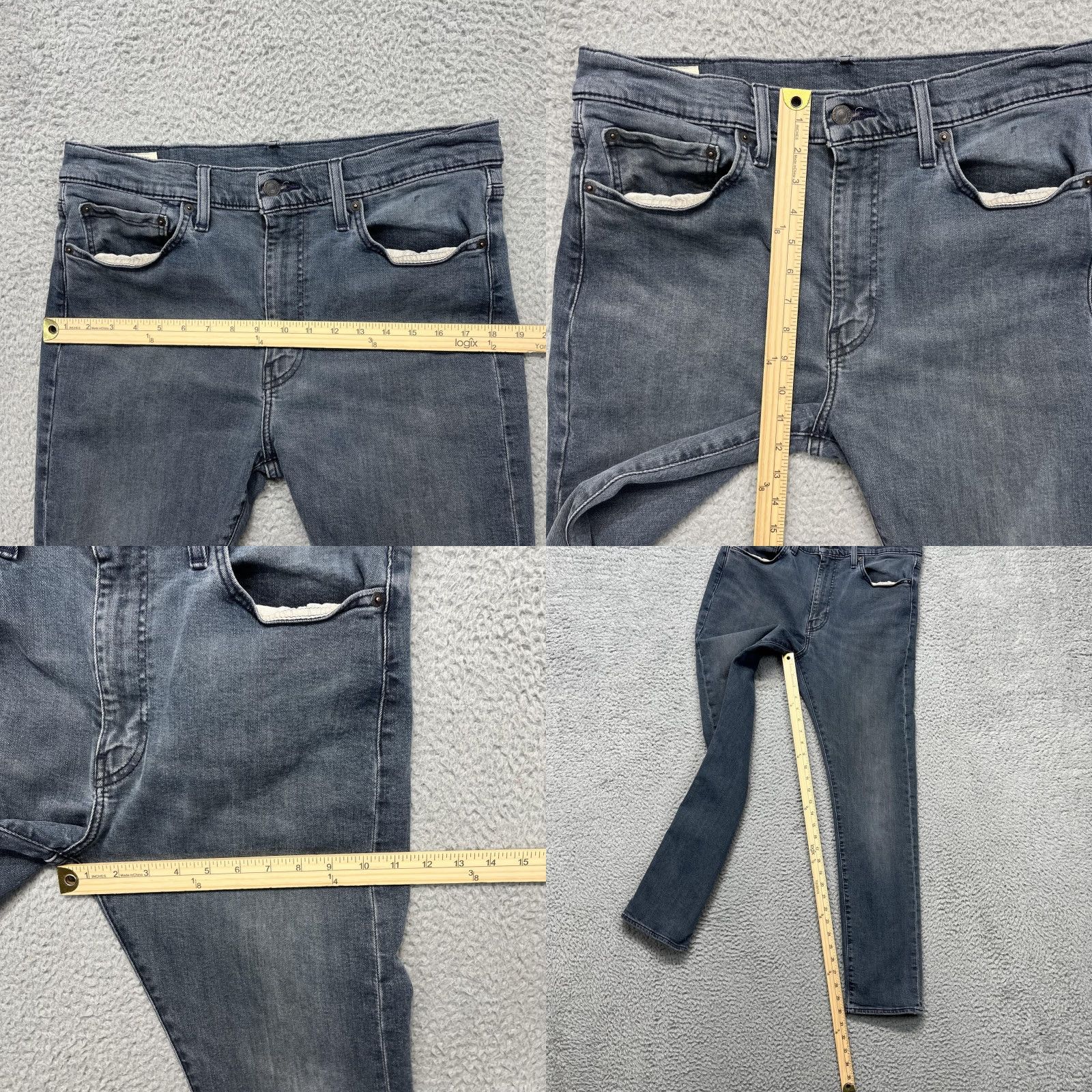 Levi's VINTAGE Levi's 510 Jeans Mens 36x32 Blue Medium Wash Slim Stretch Denim Size US 36 / EU 52 - 9 Thumbnail