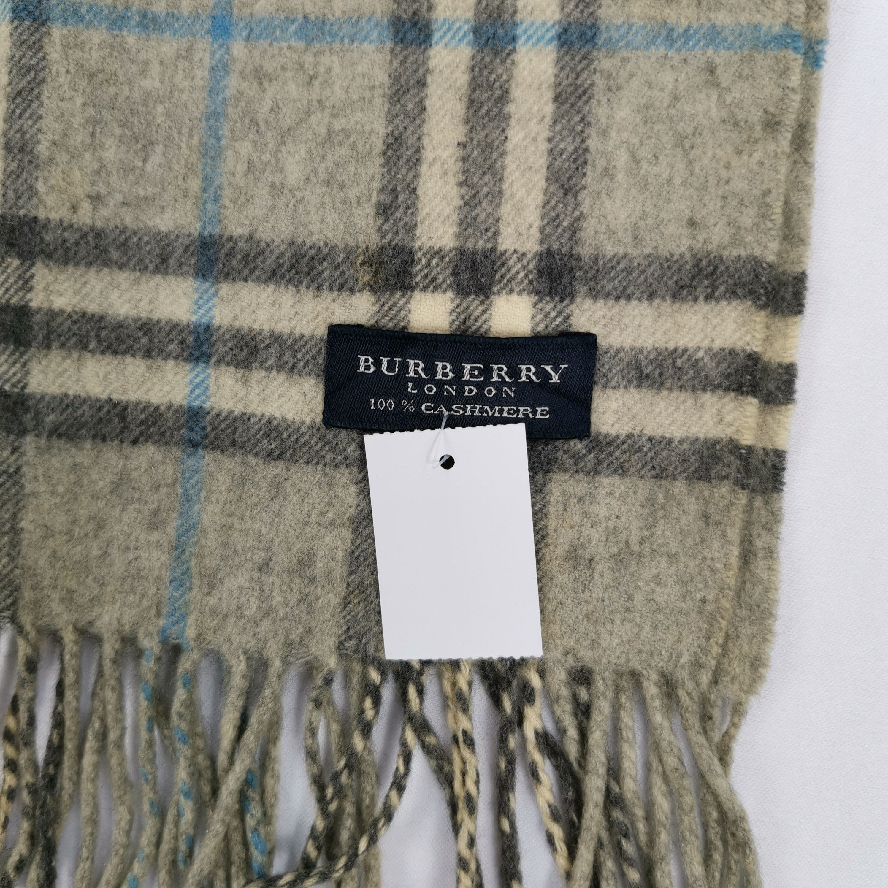 Burberry Vintage Wool Scarf Winter Scarves 56789 Size ONE SIZE - 4 Thumbnail