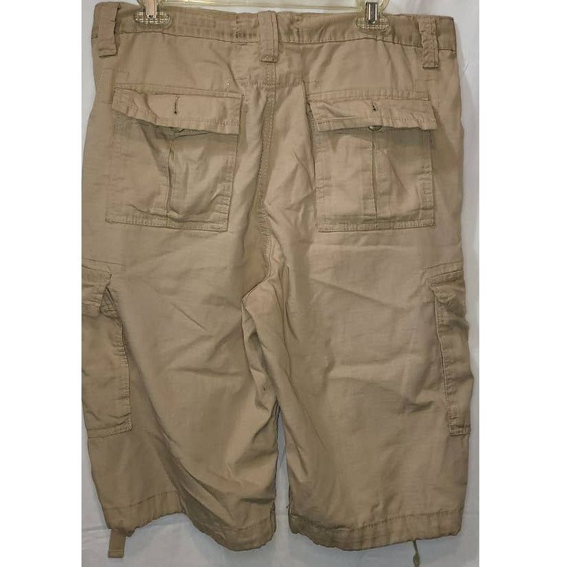 Smoke Rise Tan Cargo Shorts Size 34 by Smoke Rise Size US 34 / EU 50 - 2 Thumbnail