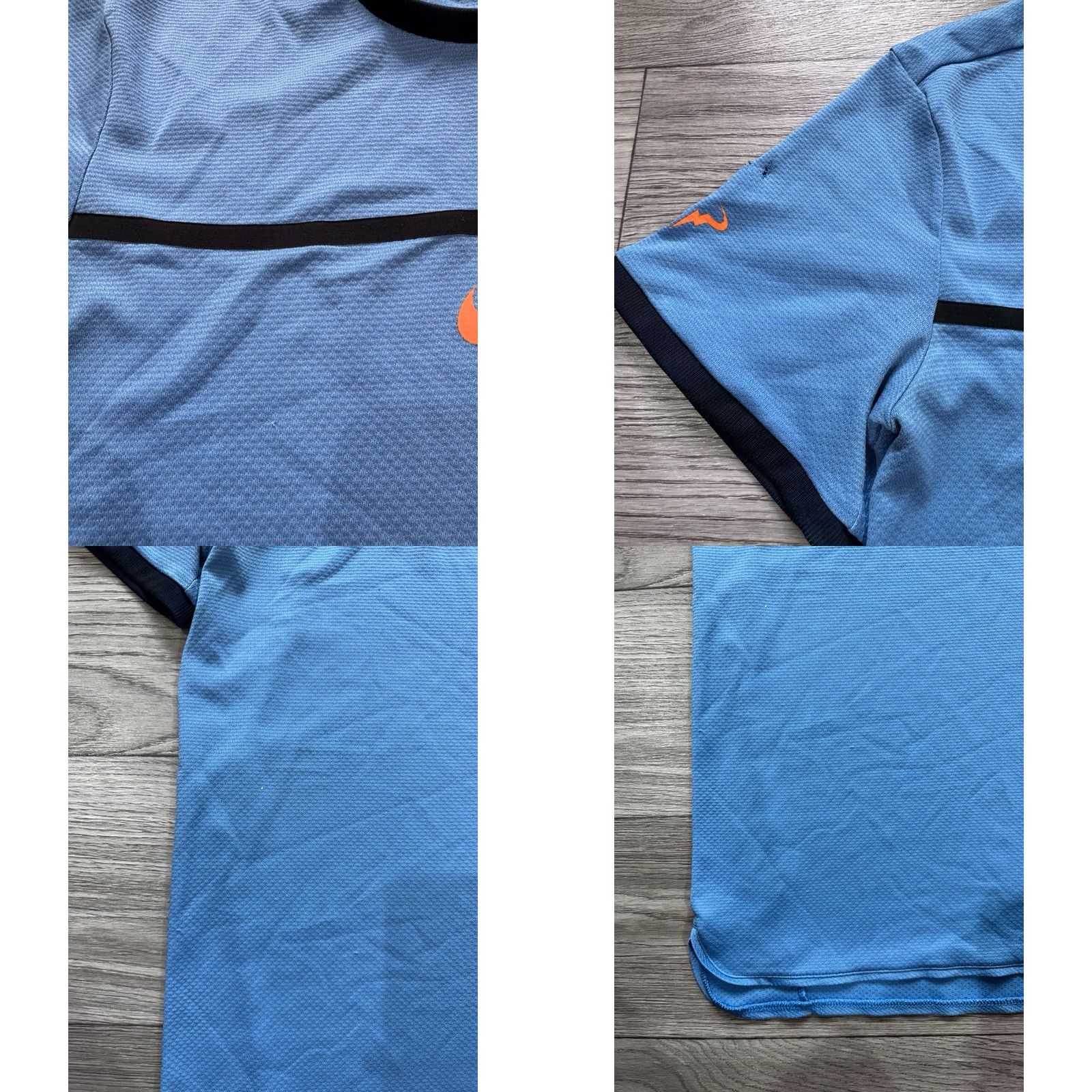 Nike Nike Rafa Nadal 2016 US Open Shirt T-Shirt Short Sleeve Blue S Men Paul Aeroreact Size US S / EU 44-46 / 1 - 8 Thumbnail
