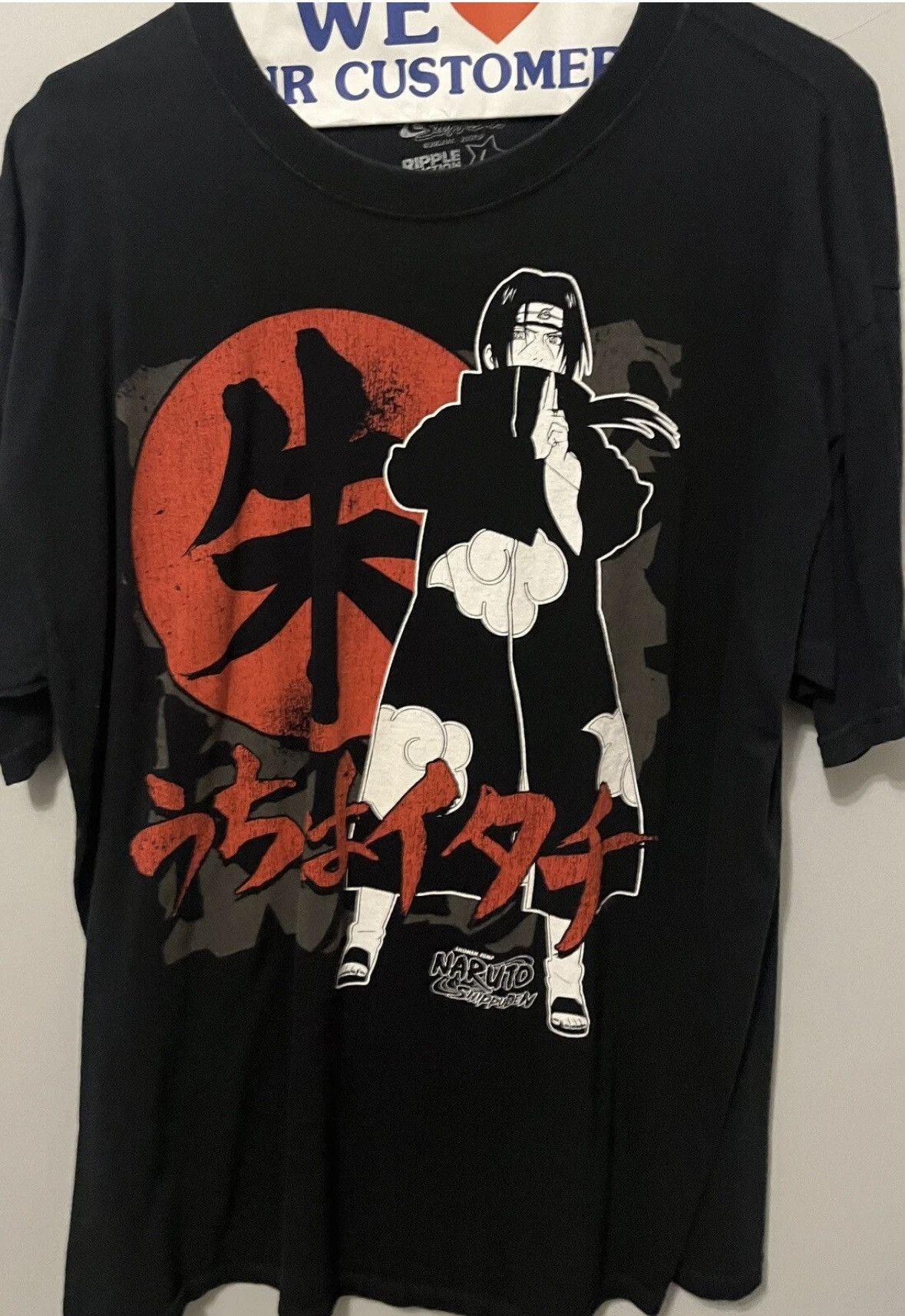 Ripple Junction Vintage Naruto T Shirt L Itachi Uchiha Black Japanese 2002 Size US L / EU 52-54 / 3 - 1 Thumbnail