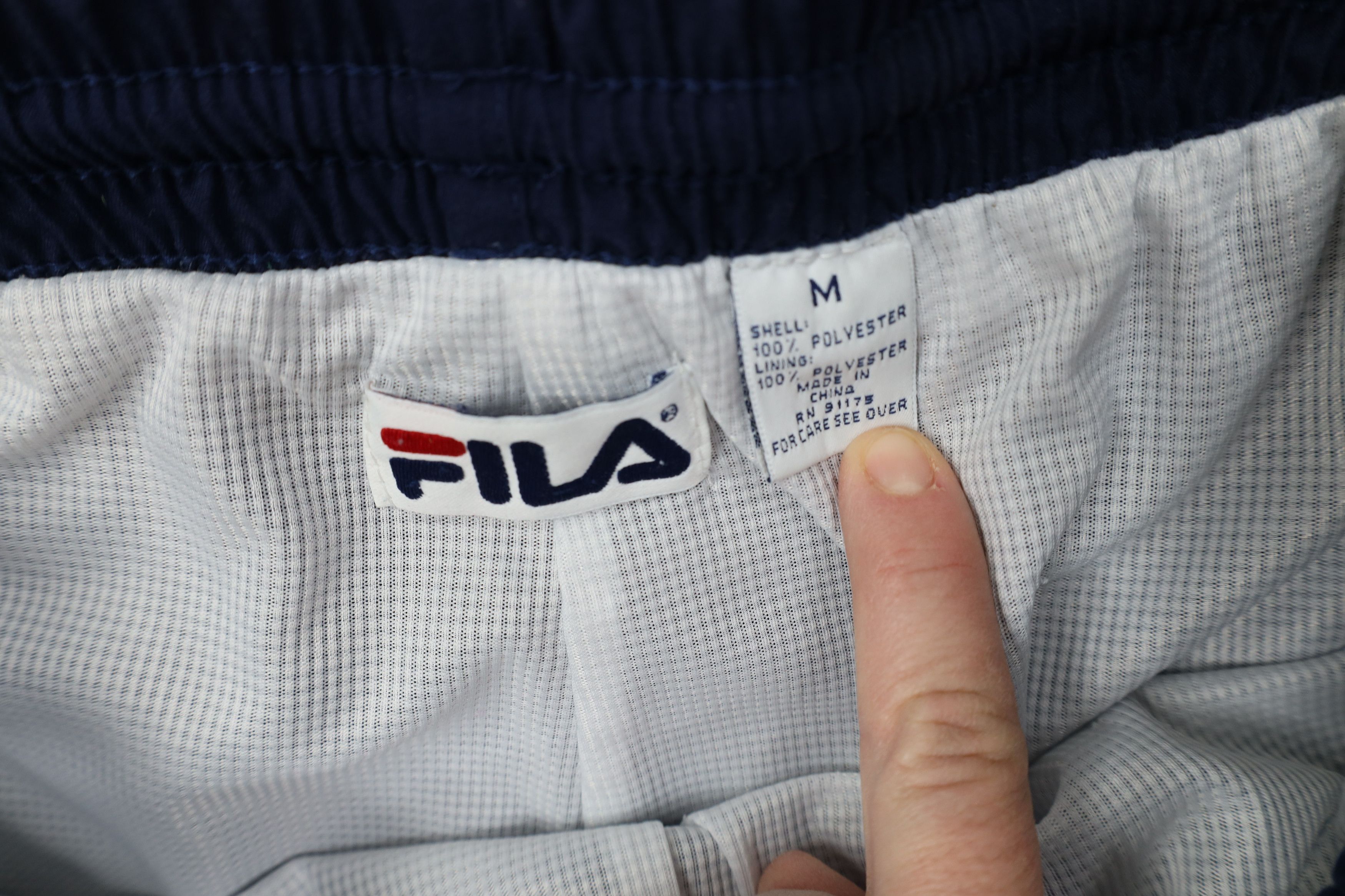 Fila Vintage 90s Fila Bjorn Borg Tennis Lined Joggers Pants Blue Size US 34 / EU 50 - 9 Thumbnail