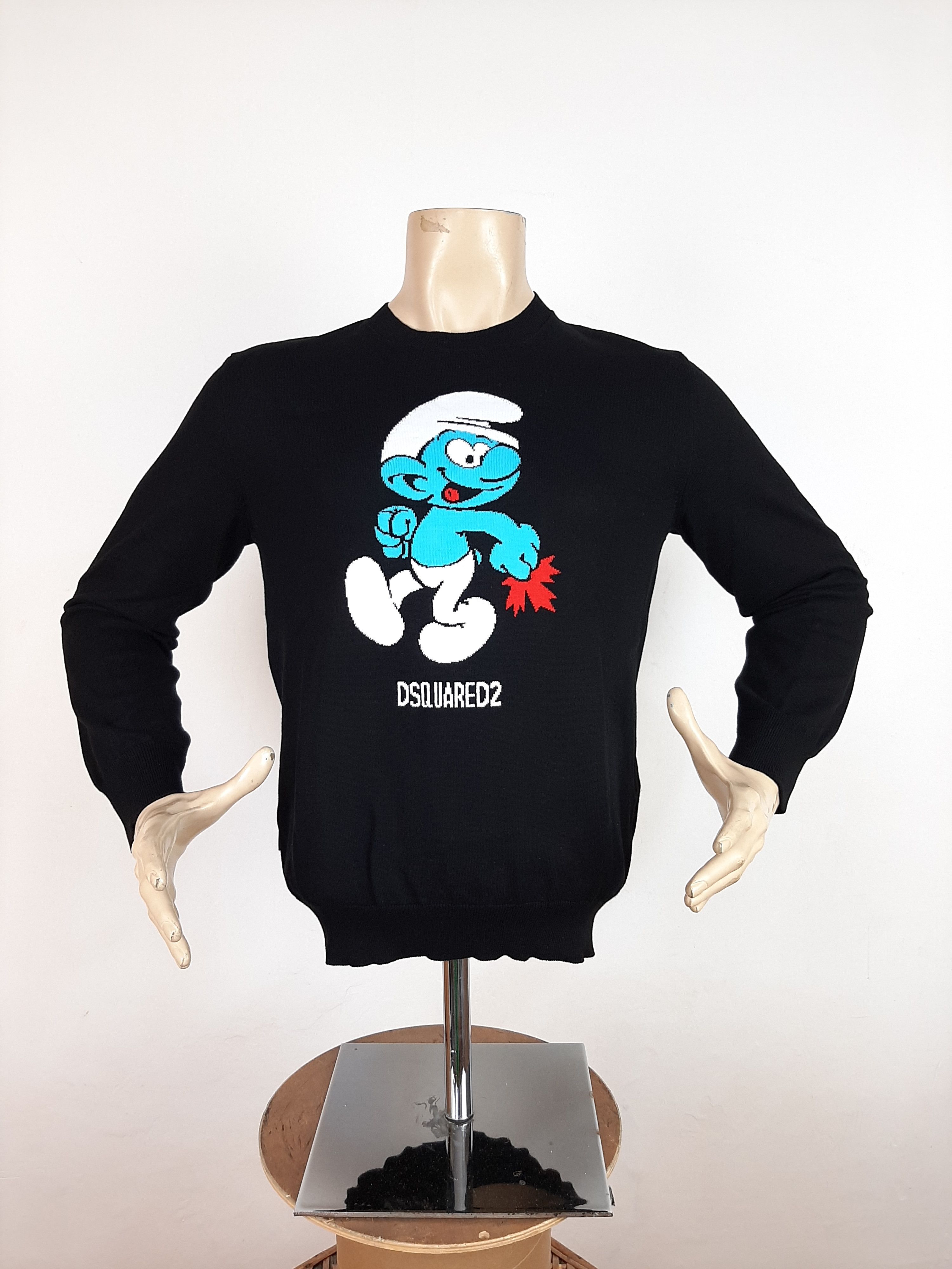Dsquared2 Dsquared2 x The Smurfs Handy Smurf Sweater Men's Size M Size US M / EU 48-50 / 2 - 3 Thumbnail