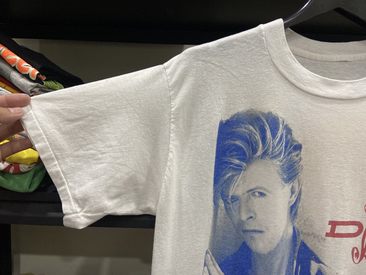 Band Tees × Vintage Vintage 1988s David Bowie tour Rock Band TShirt Size US XL / EU 56 / 4 - 6 Thumbnail