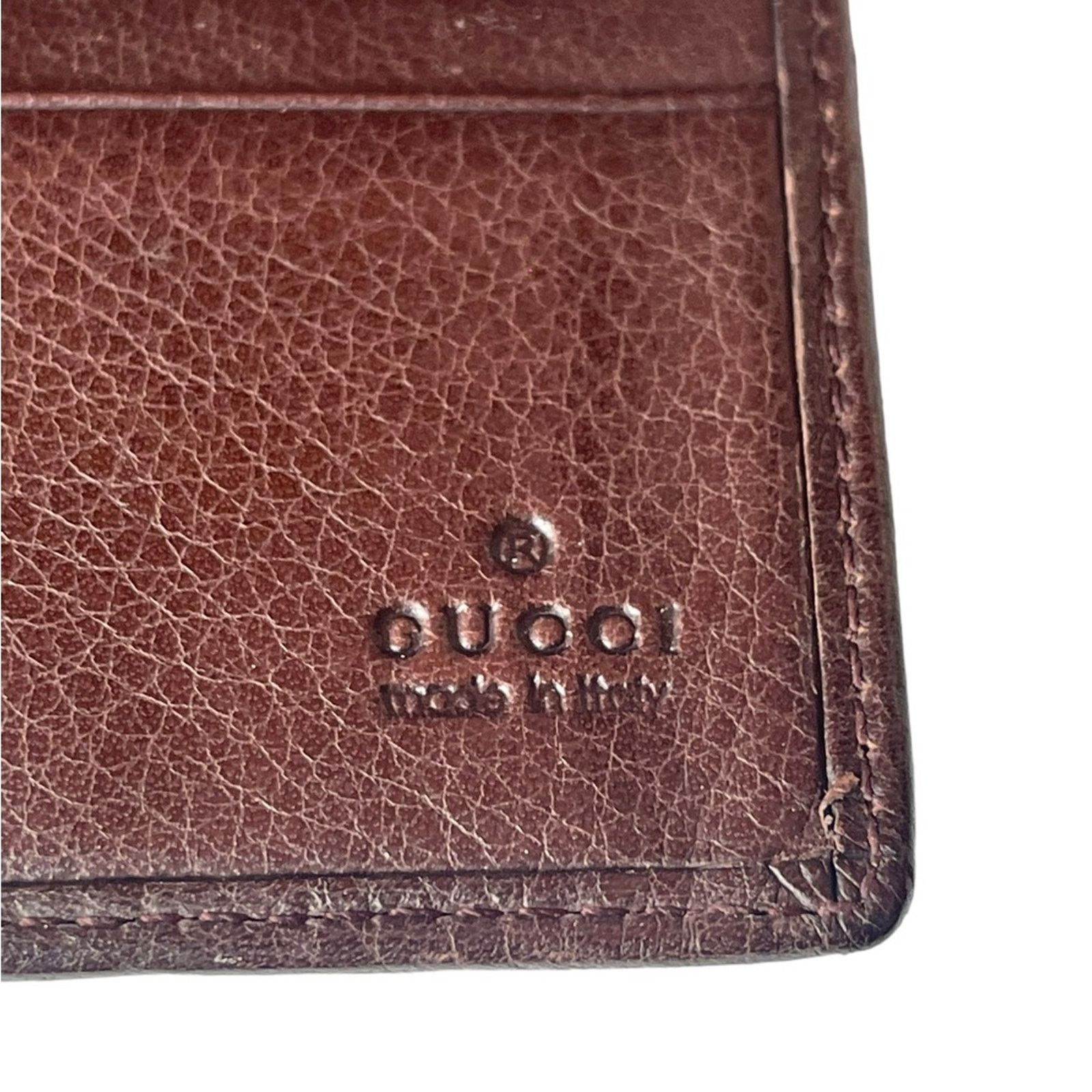 Gucci Gucci Guccissima Brown Wallet Size ONE SIZE - 4 Thumbnail