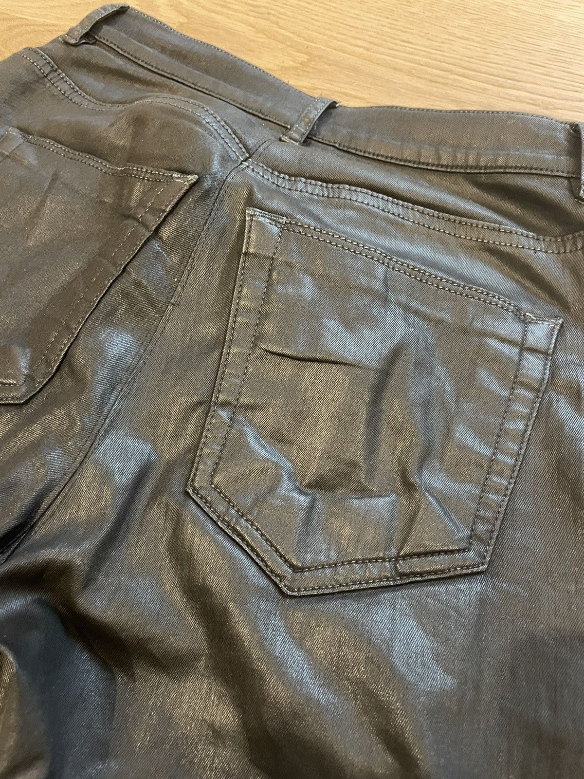 Rick Owens × Rick Owens Drkshdw Rick Owens waxed jeans Size US 31 - 6 Thumbnail