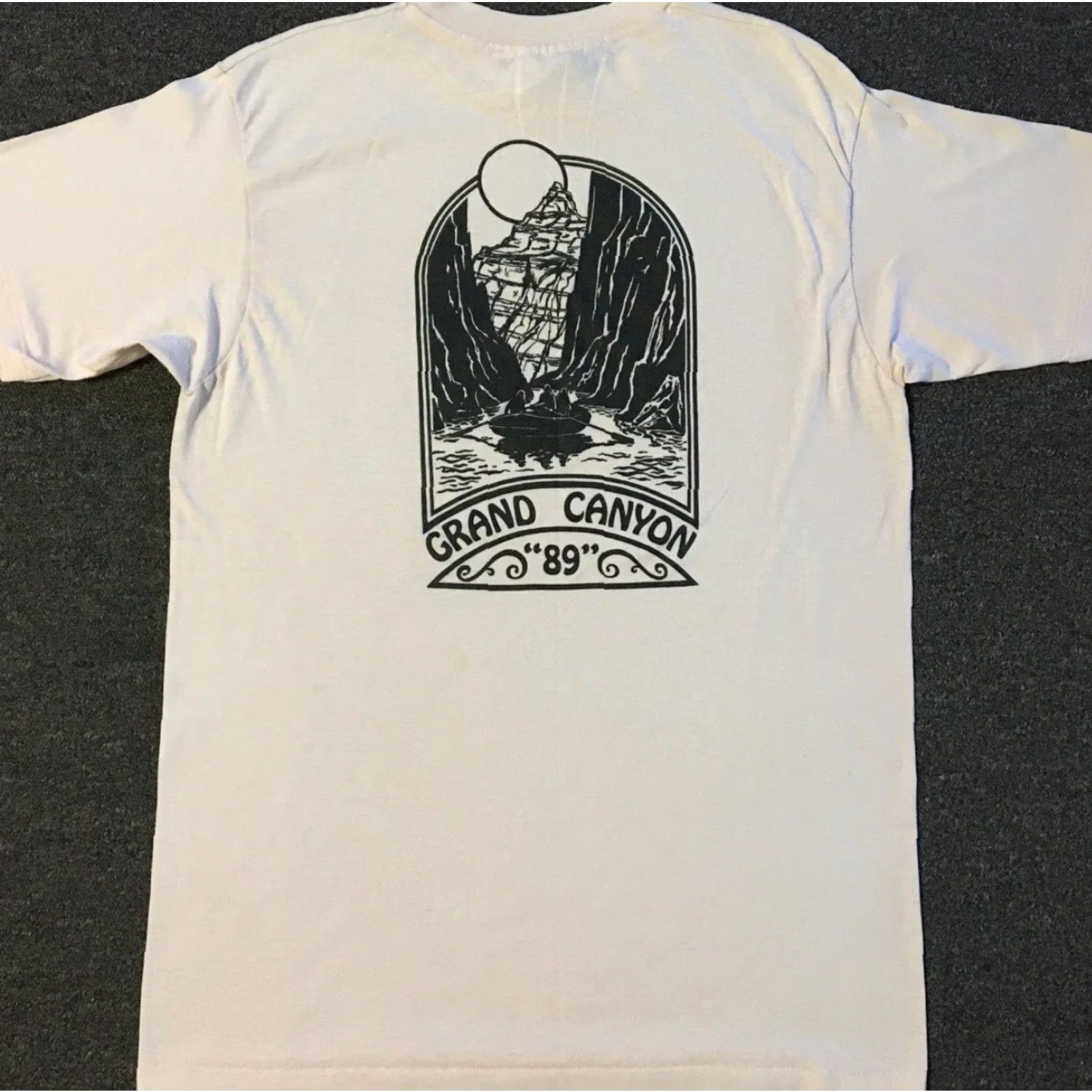 Vintage VINTAGE Grand Canyon T-Shirt L USA Pink 80s 90s Art Grunge Sun Surf Trucker Motorbike Desert Southwestern USA Theme Men Shirt Size US L / EU 52-54 / 3 - 2 Thumbnail