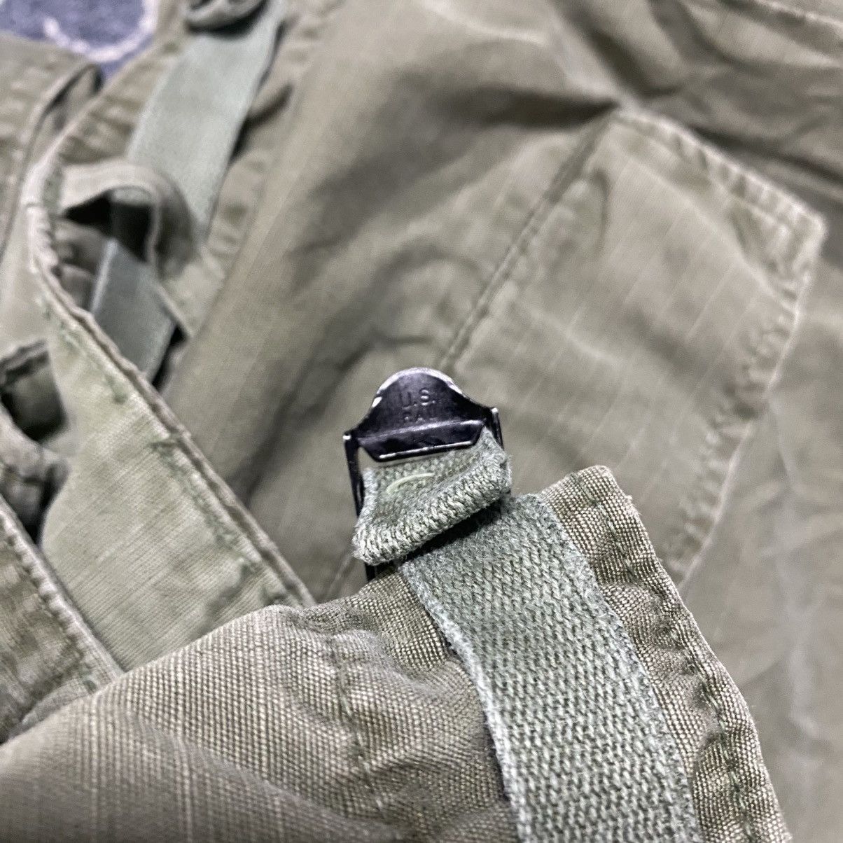 Vintage Vintage 60s Vietnam War Ripstop Poplin Trouser OG-107 Size US 30 / EU 46 - 18 Thumbnail