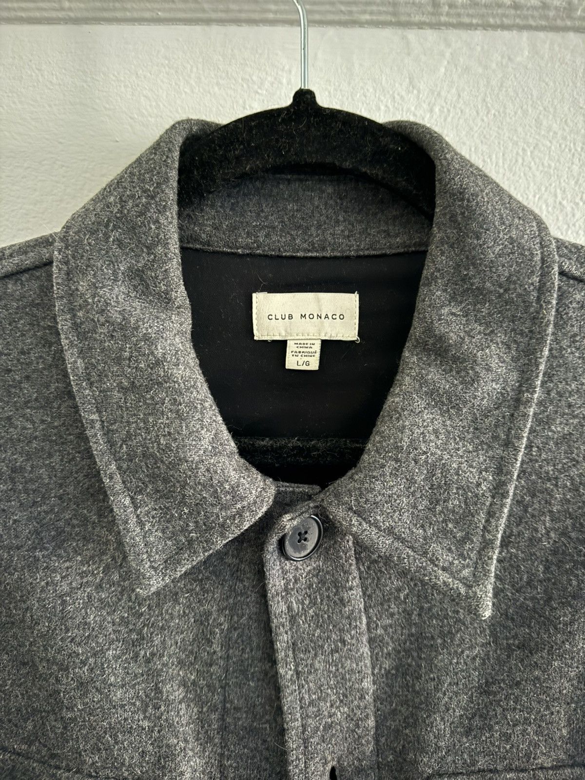 Club Monaco Charcoal wool lined Club Monaco chore jacket Size US L / EU 52-54 / 3 - 2 Thumbnail