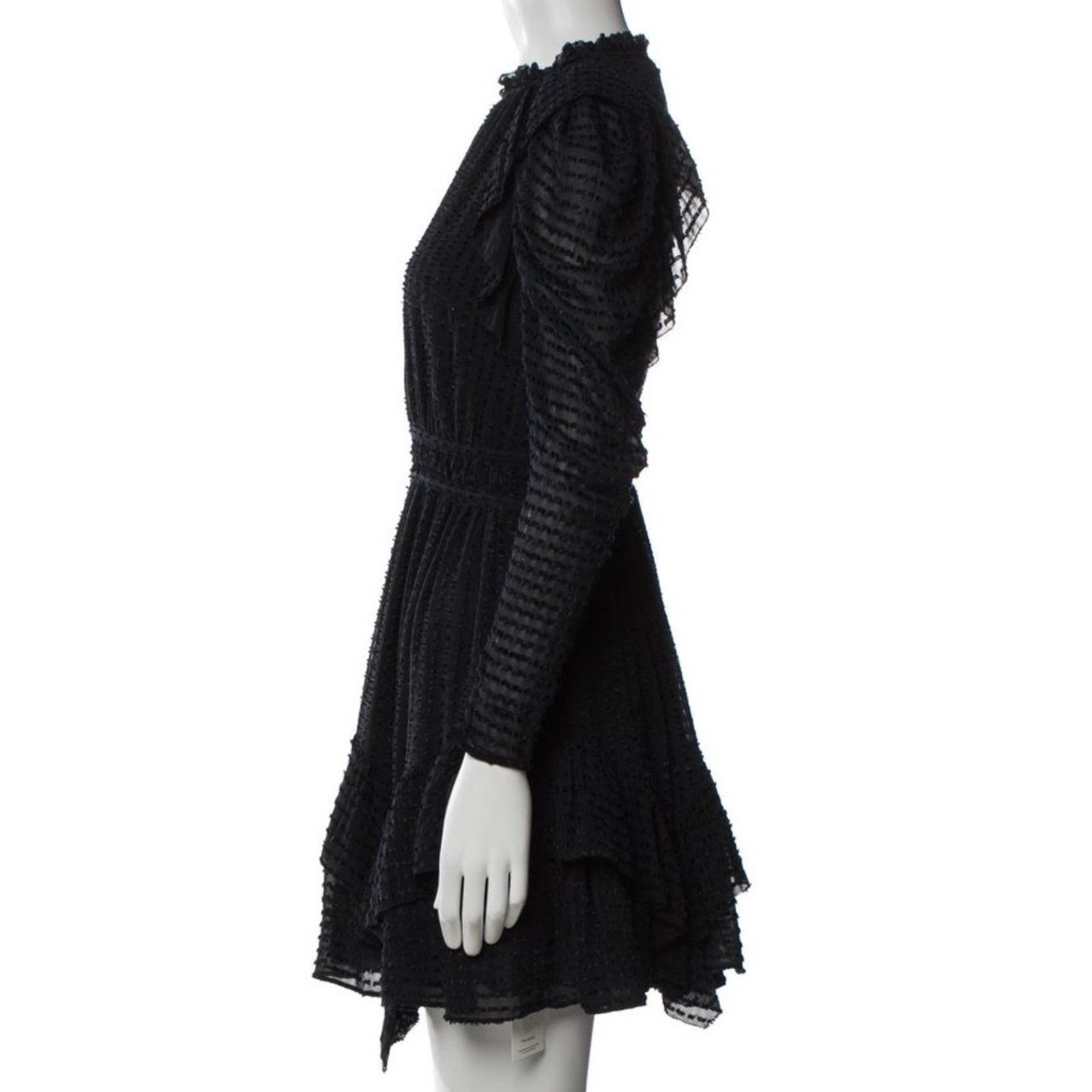 Ulla Johnson Ulla Johnson $575 Leah Dress in Noir Size 4 EUC Size S / US 4 / IT 40 - 5 Thumbnail