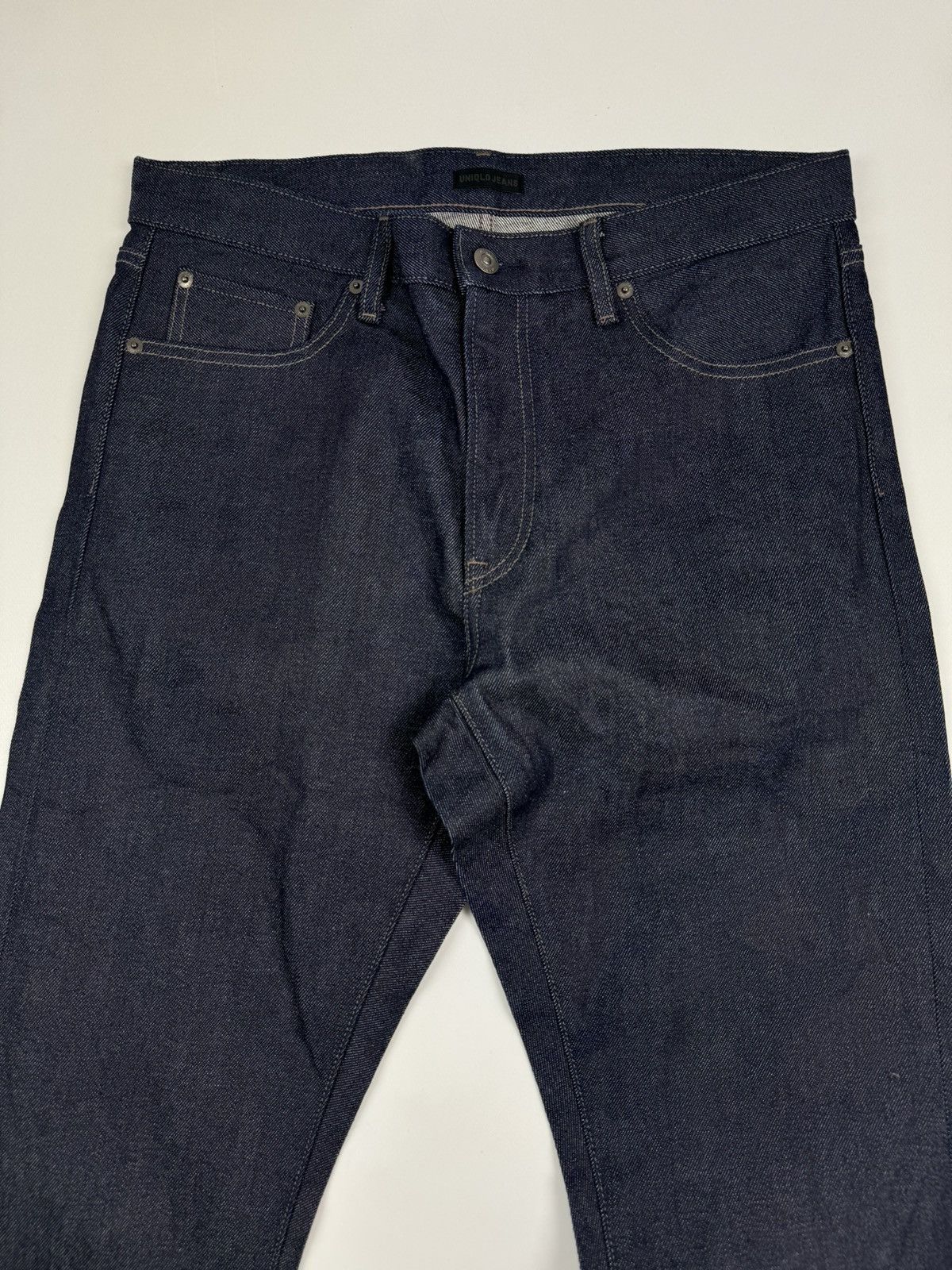 Uniqlo Uniqlo Selvage Denim Navy Jeans Size US 34 / EU 50 - 7 Thumbnail