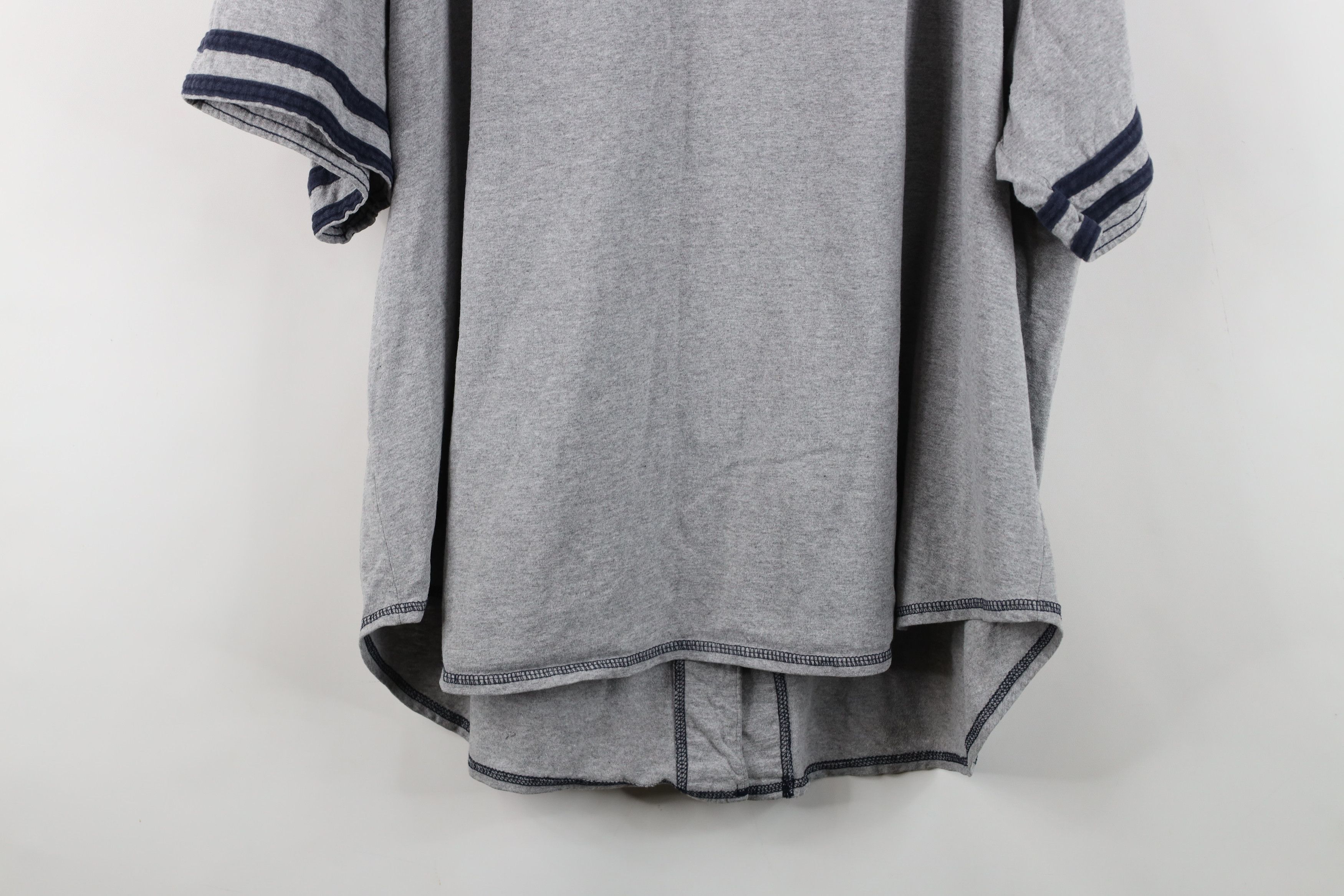 Vintage Vintage 90s Bum Equipment Spell Out Baseball Jersey Gray Size XL / US 12-14 / IT 48-50 - 15 Thumbnail