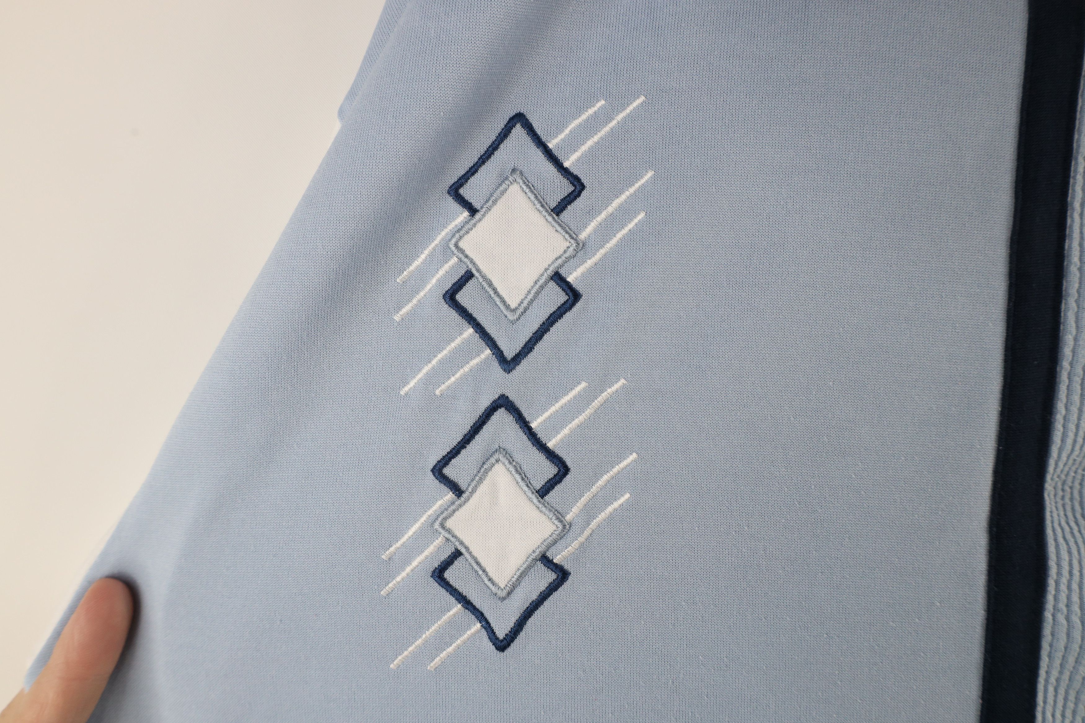 Vintage Vintage 90s Streetwear Diamond Knit Collared Pullover Polo Size US XL / EU 56 / 4 - 4 Thumbnail