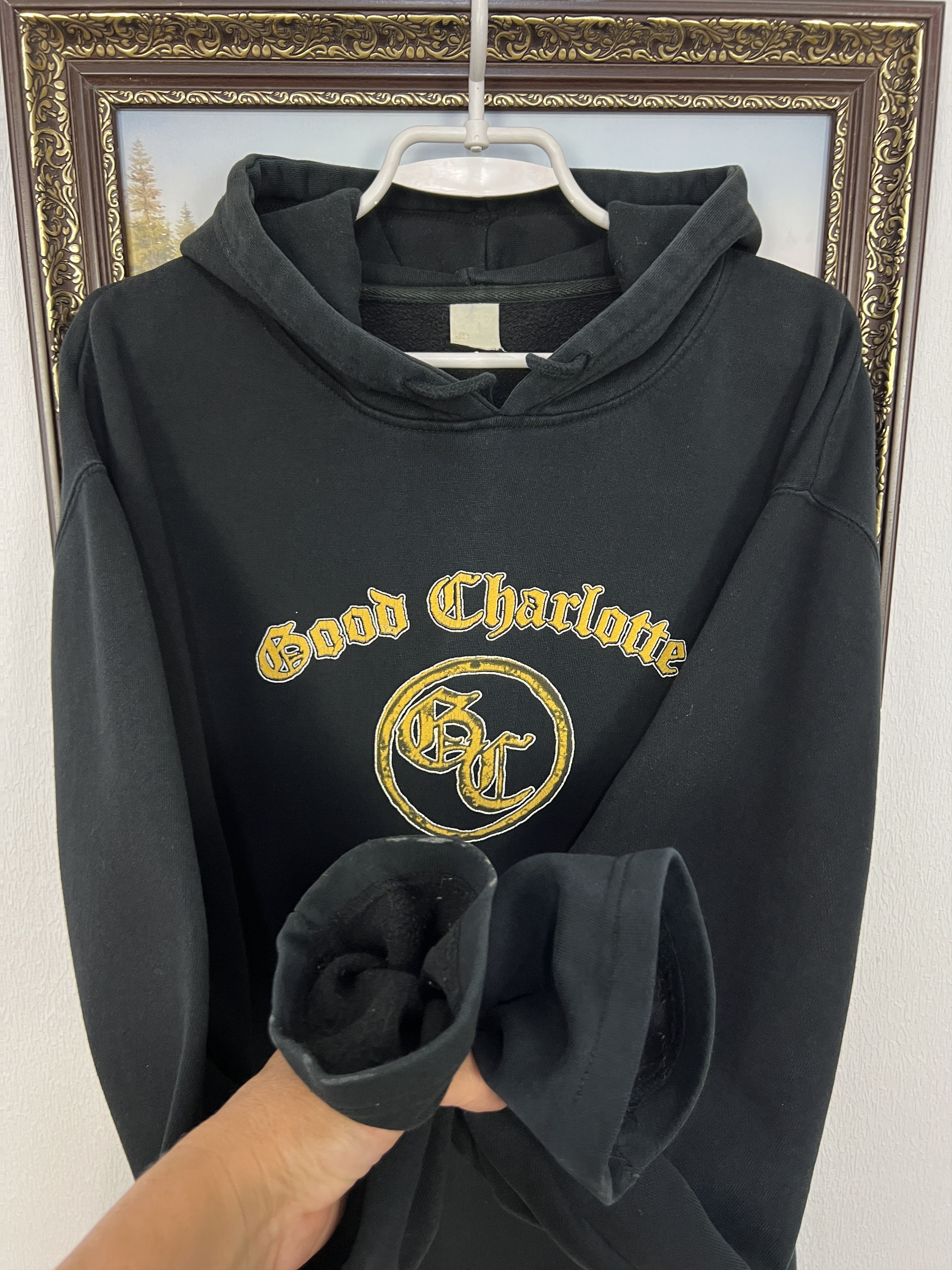 Vintage Vintage Good Charlotte Band Tour Hoodie Black Mens Jacket Size US XL / EU 56 / 4 - 5 Thumbnail