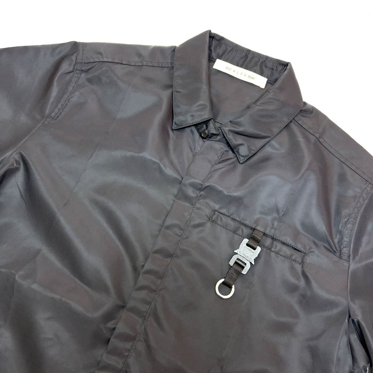 1017 ALYX 9SM 1017 ALYX 9SM Nylon Buckle Button Up Shirt Black Size US L / EU 52-54 / 3 - 2 Thumbnail