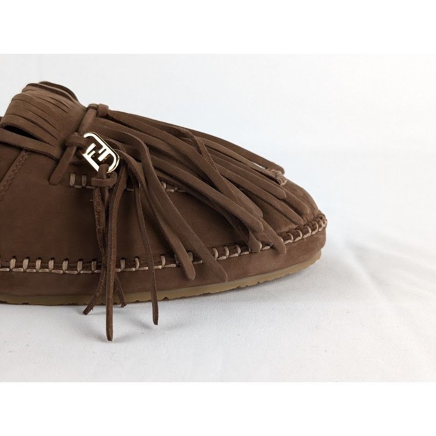 Fendi o1rshd1 Men Loafers in Brown Size US 12 / EU 45 - 2 Thumbnail