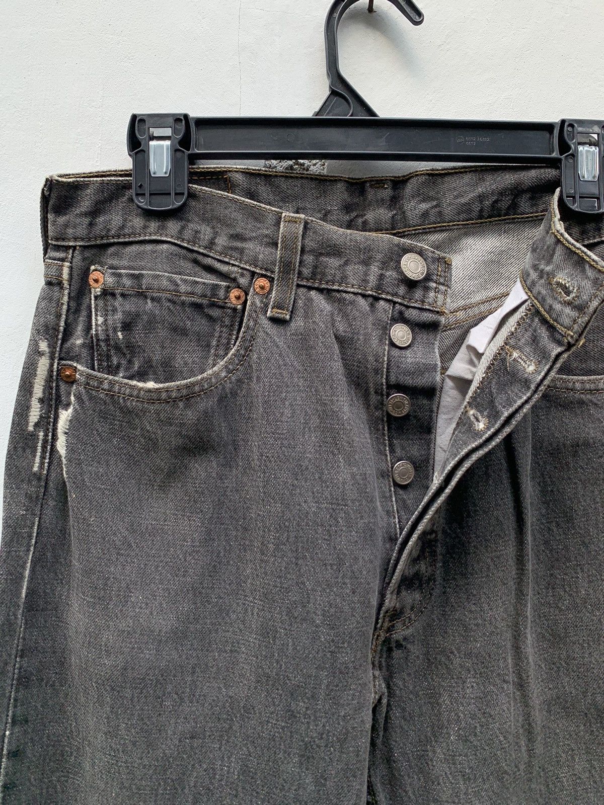 Levi's Made & Crafted Vintage Levi’s 501 ripped jeans Size US 32 / EU 48 - 2 Thumbnail