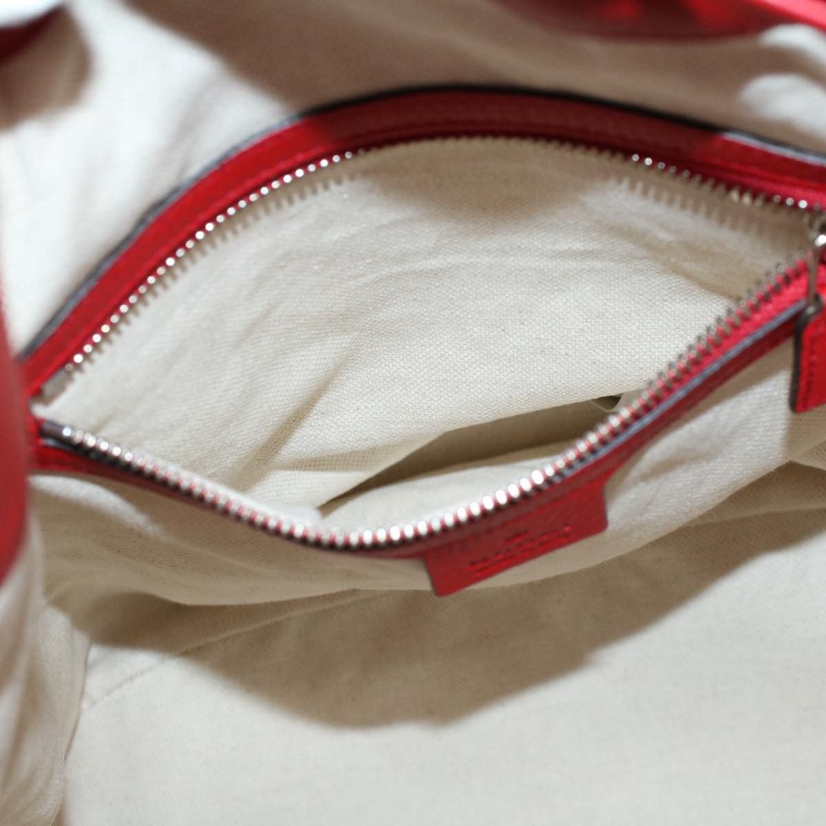 Gucci GUCCI Soho Backpack Leather Red Size ONE SIZE - 11 Thumbnail