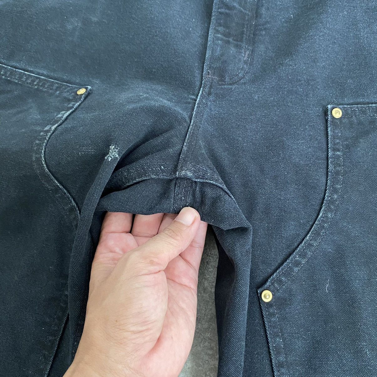 Carhartt Vintage Carhartt Double Knee Black Carpenter Work Pants Size US 41 - 10 Thumbnail