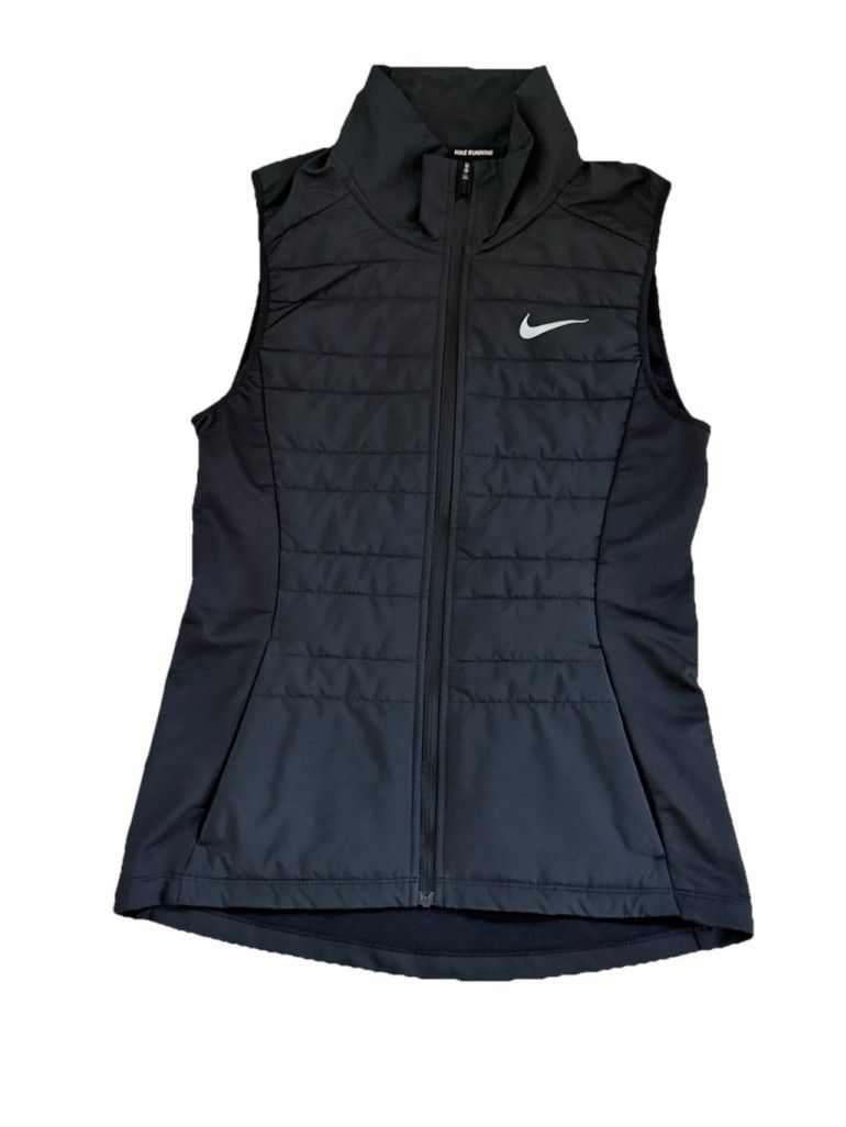 Nike NIKE ESSENTIAL BLACK LIGHTWEIGHT PUFFER RUNNING VEST SIZE XS Size XS / US 0-2 / IT 36-38 - 5 Thumbnail