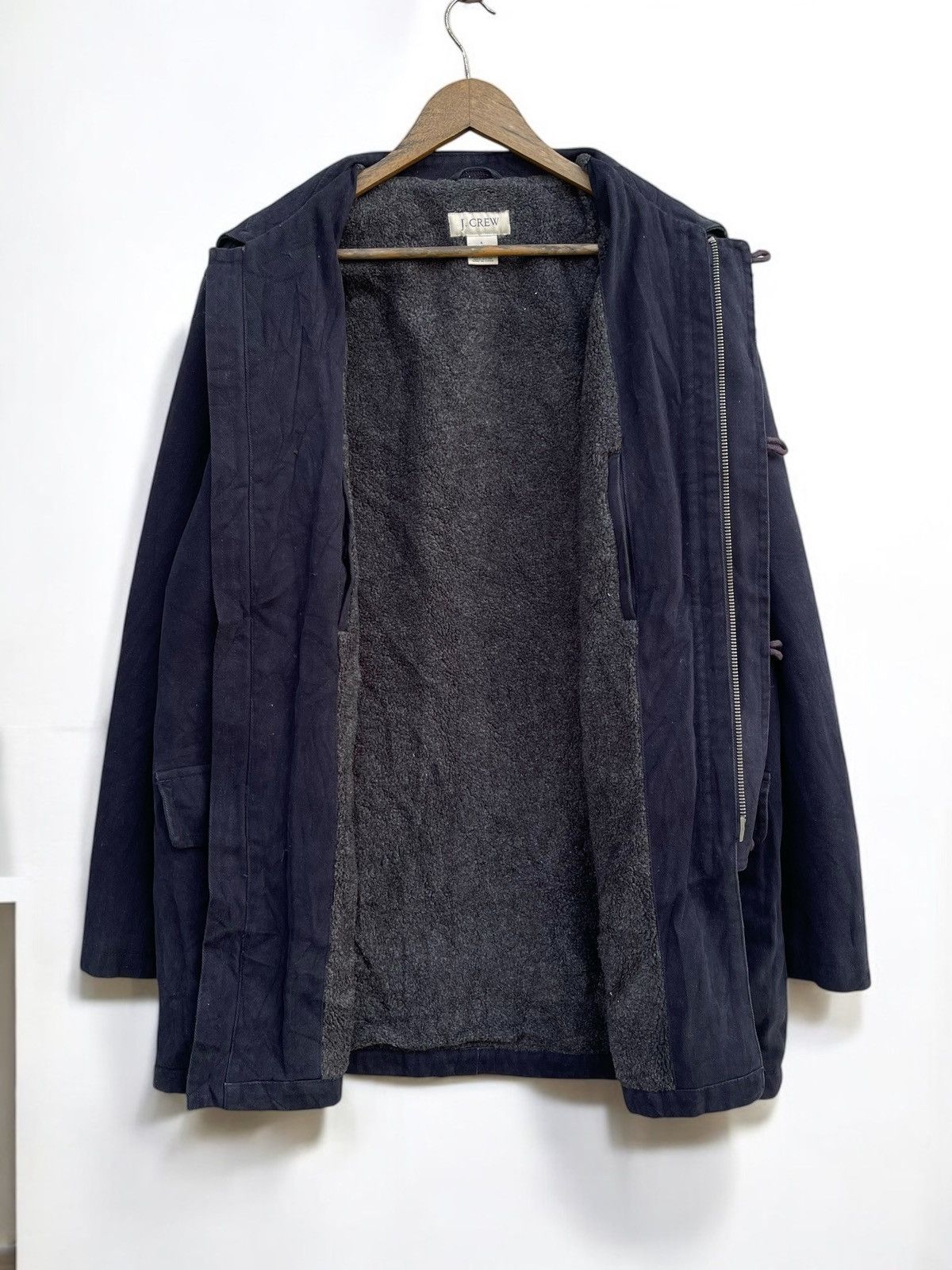 J.Crew × Vintage 🔥VINTAGE J.CREW SHERPA LINED PEA COAT Size US L / EU 52-54 / 3 - 3 Thumbnail