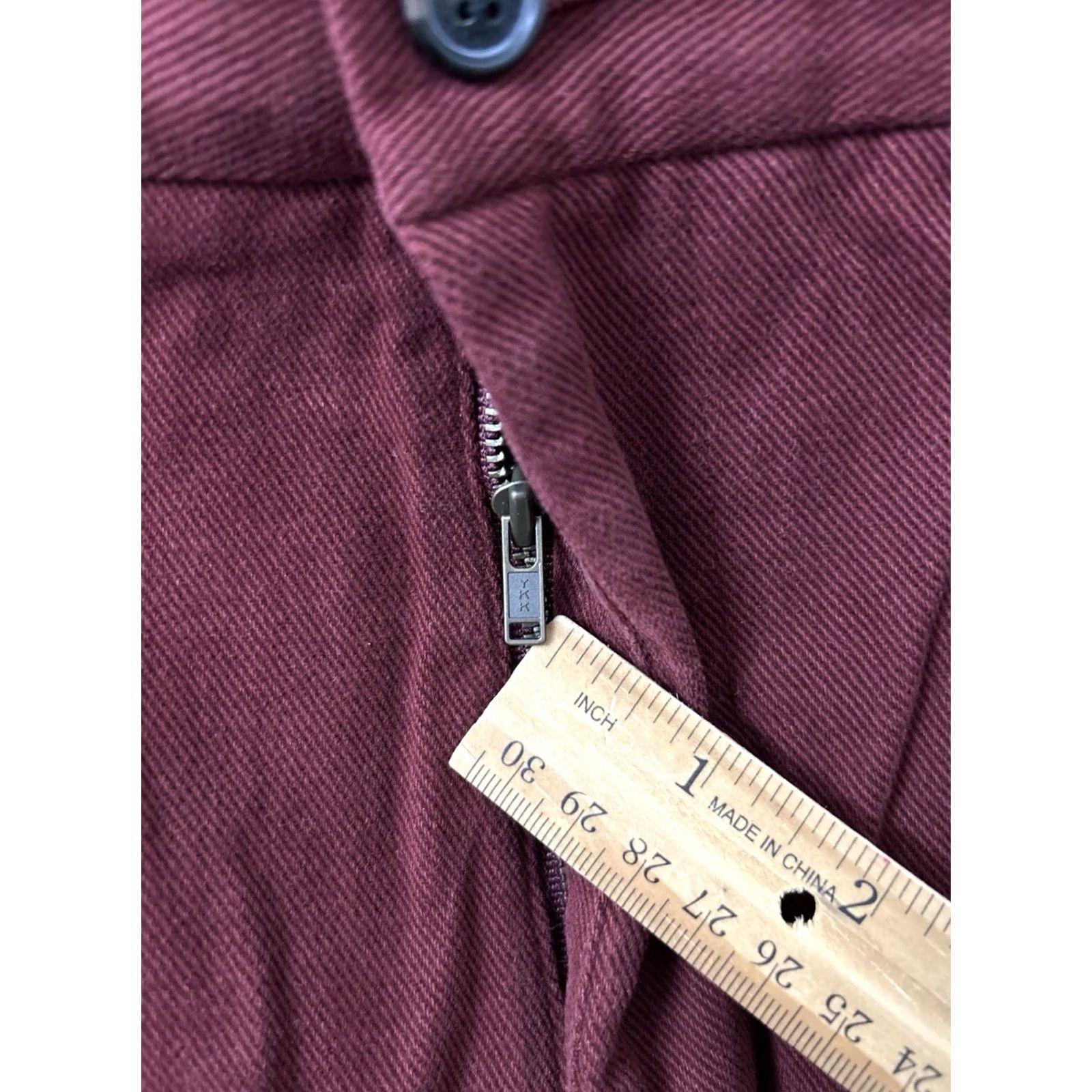 Brooks Brothers Brooks Brothers Hudson Pants Mens 38x32 Red Straight Leg Trousers Dress Pants Casual Business Cotton Blend Zipper Button 5-Pocket Size US 38 / EU 54 - 5 Thumbnail