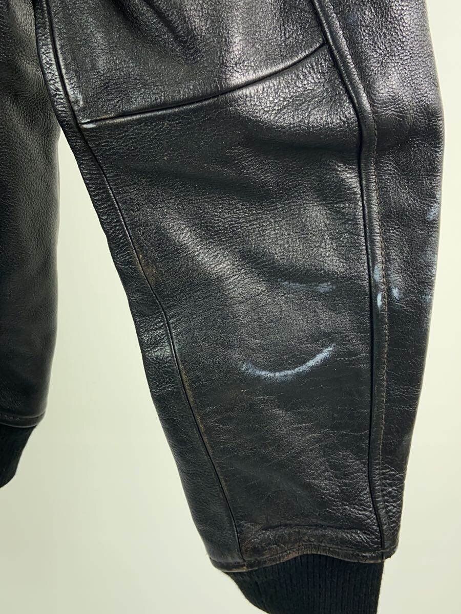 Avirex Avirex Cow Leather Patched Suede Flight Jacket Blouson Black Size US L / EU 52-54 / 3 - 8 Thumbnail