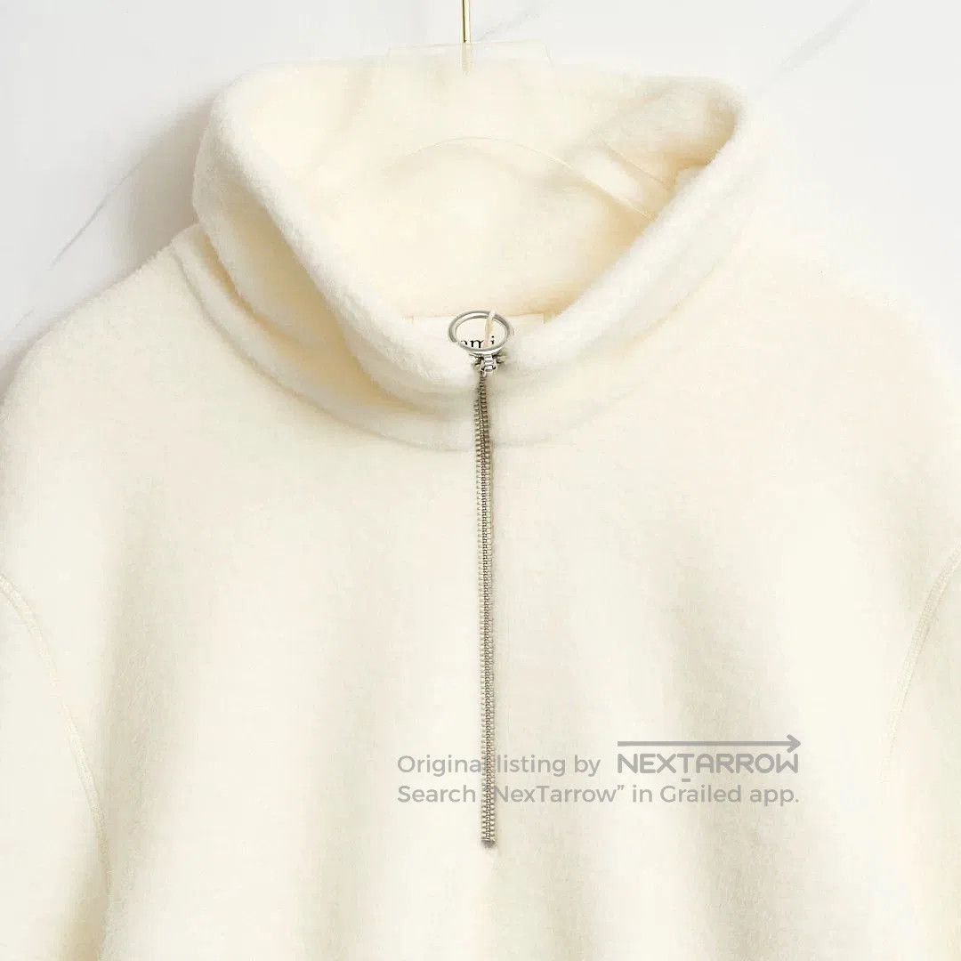 AMI Ami Paris Zip Fleece Top. Size M / US 6-8 / IT 42-44 - 2 Thumbnail