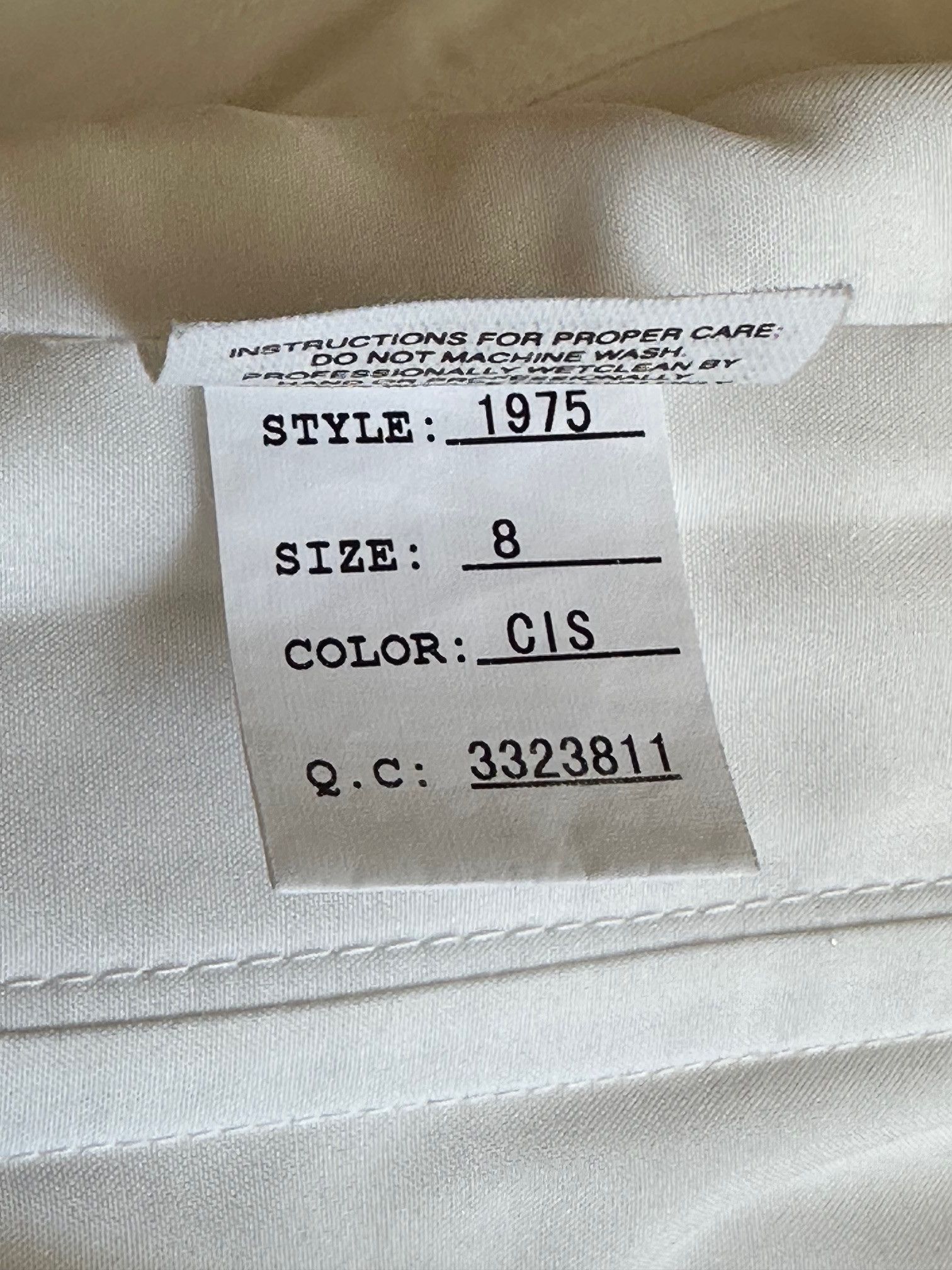 Casablanca Casablanca Ivory Lace 1975 Wedding Gown Size 8 Size M / US 6-8 / IT 42-44 - 3 Thumbnail