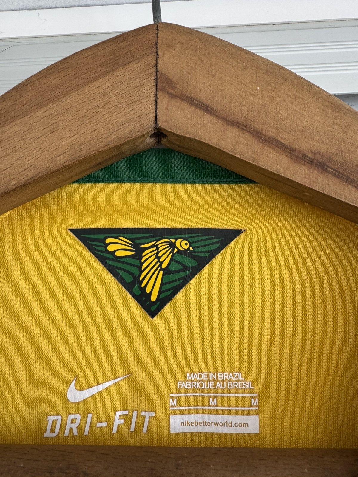 Nike Brazil 2014-2015 Home Soccer Jersey Football Shirt Kit Size US M / EU 48-50 / 2 - 13 Thumbnail