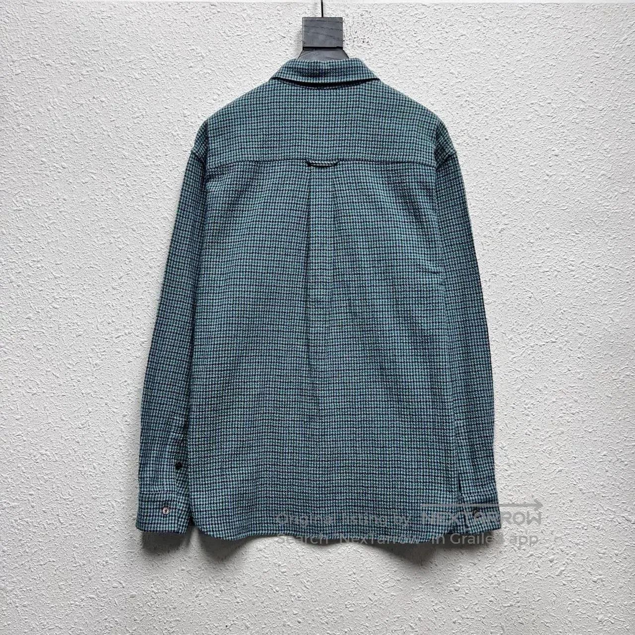Dior dior ss23 embroidered logo plaid long sleeve shirt. Size US M / EU 48-50 / 2 - 2 Thumbnail